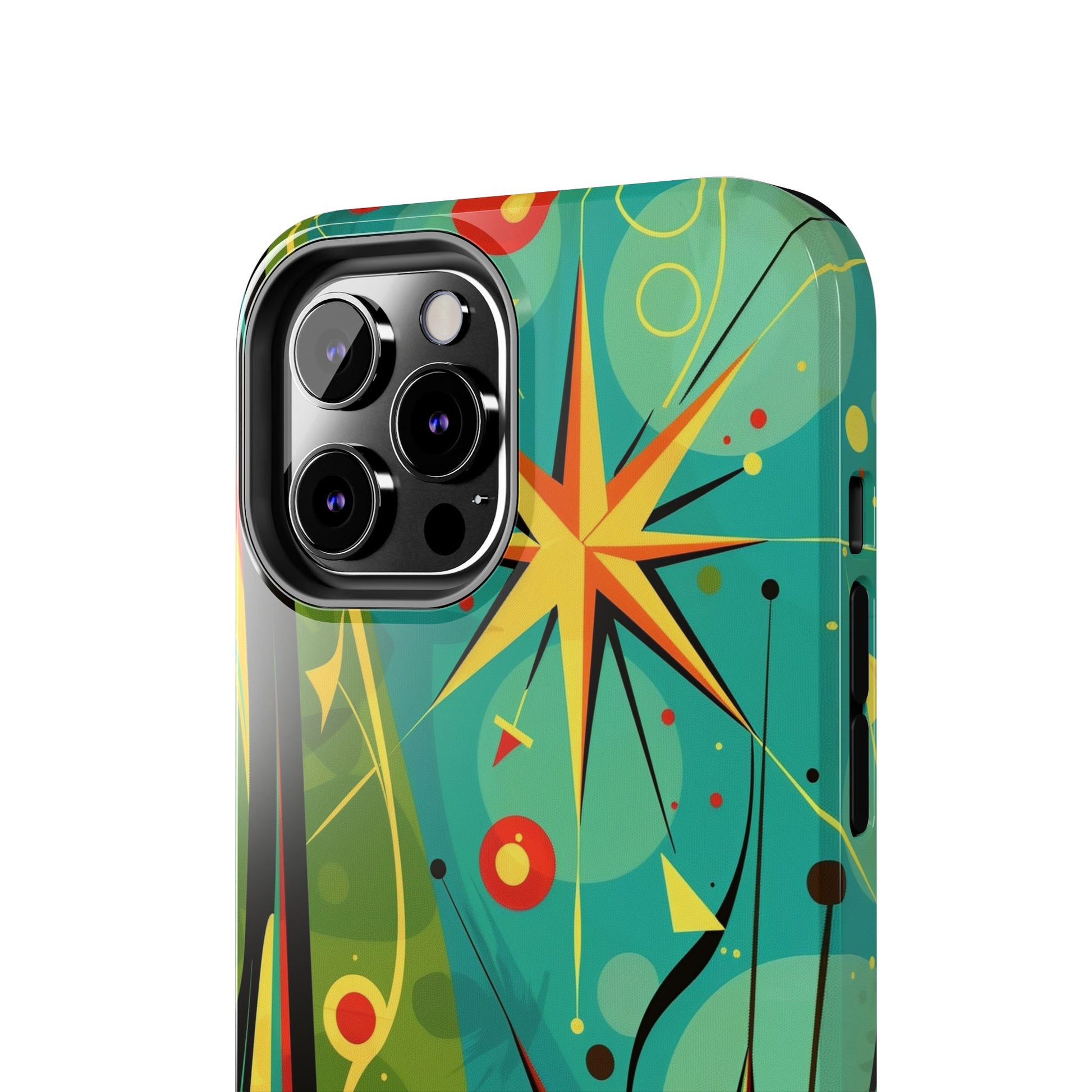 Mid Century Modern Star Design Phone Case, Earth Tone Colors, Retro Style Smartphone Cover, Vintage Phone Case, iPhone 14 Case, Apple iPhone