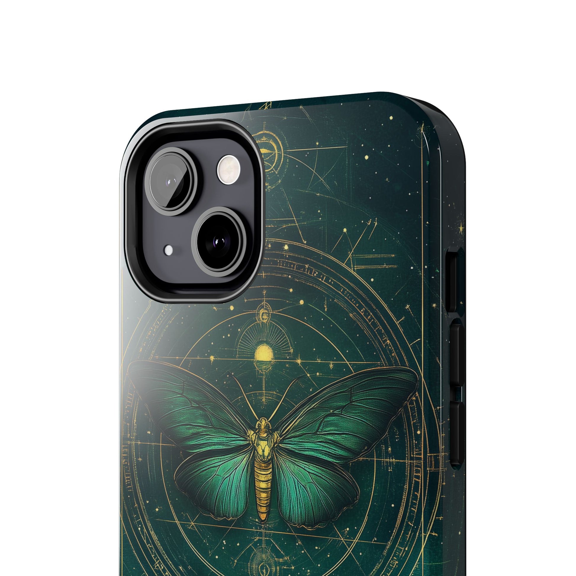 Celestial Dark Academia Phone Case, Magical Moth Vintage  Witchcraft iPhone Cover, Esoteric Nature Art, iPhone 15 Pro Max, iPhone 14 Pro