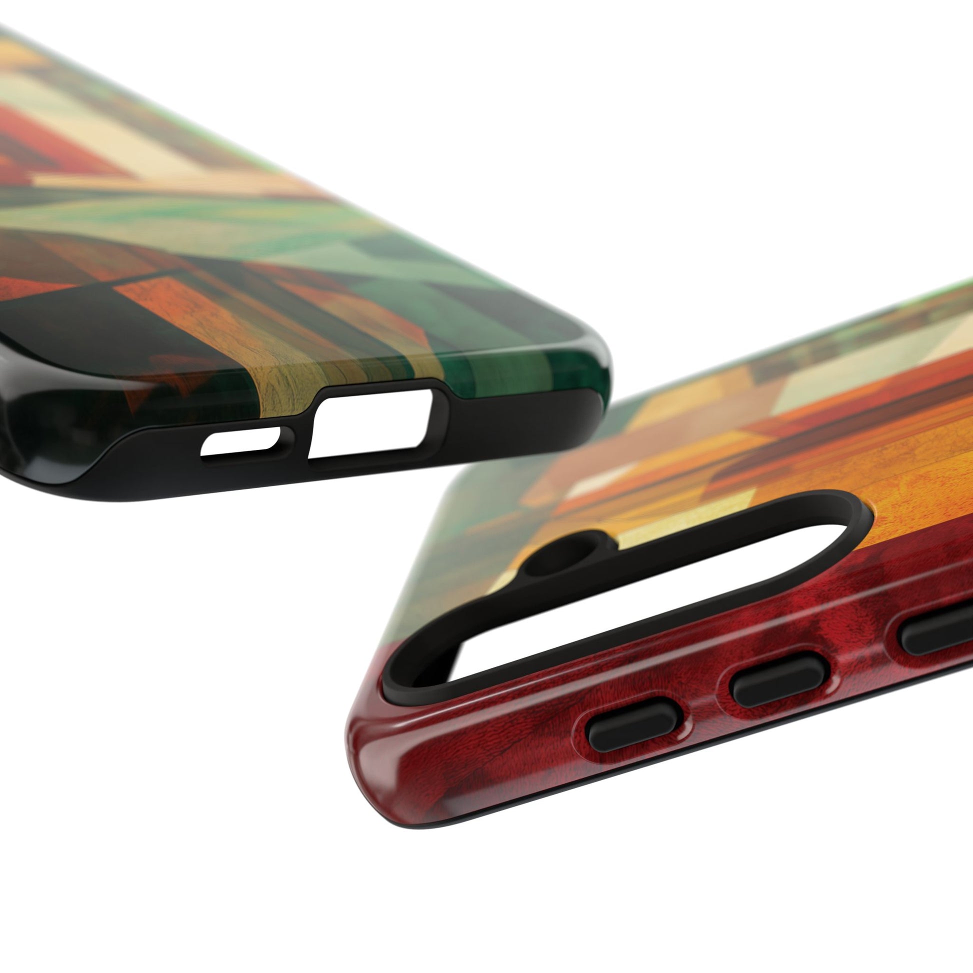 Art Deco Frank Lloyd Wright Inspired Usonian Phone Case Geometric Stained Glass Art Deco Marble Gold 13 14 15 16 iPhone Pro Max Galaxy Pixel