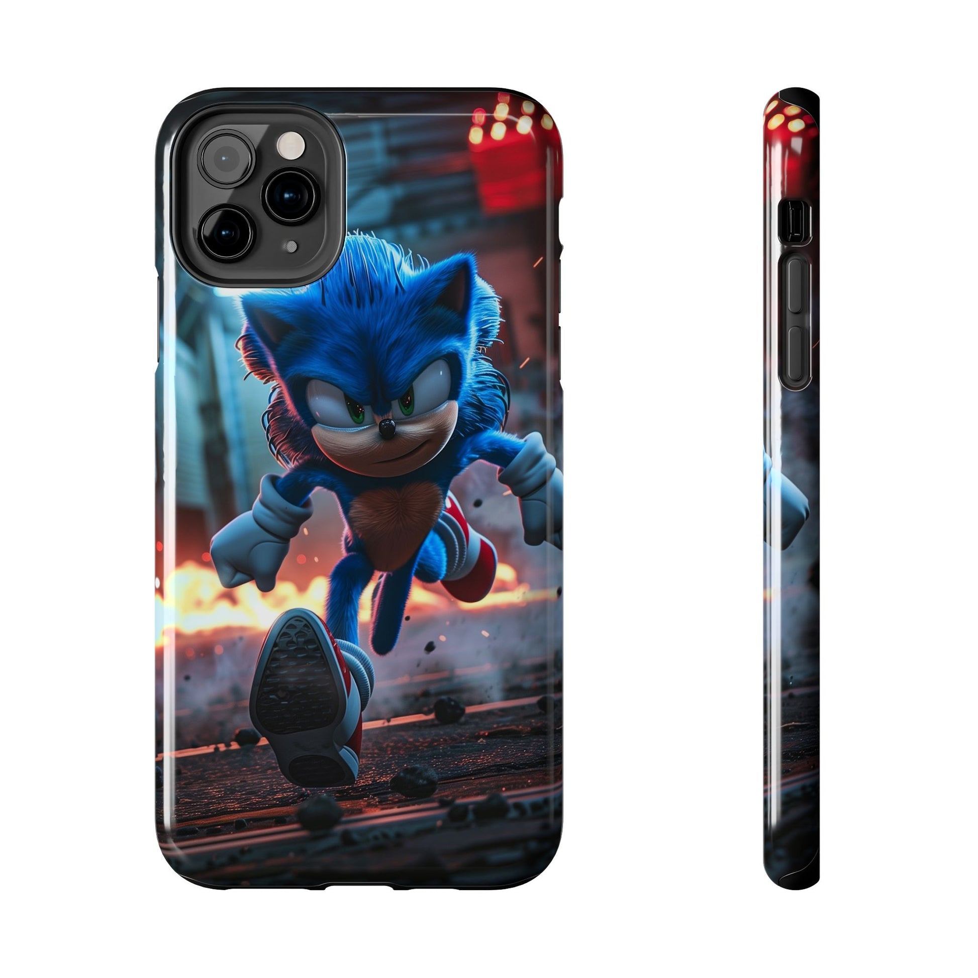 Durable Sonic Phone Case - Protective Sonic the Hedgehog Design - Tough Mobile Cover - Fun Video Game Phone Accessory