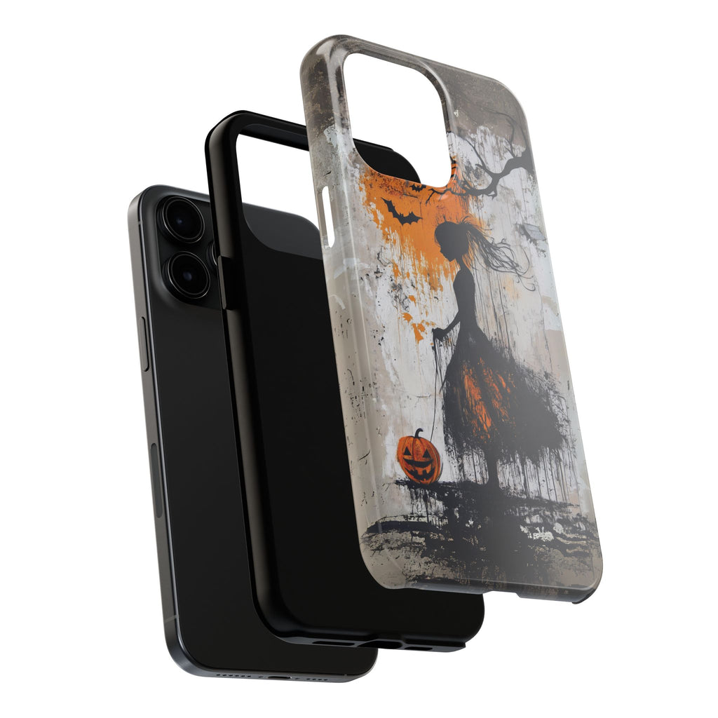 Halloween Gothic Dark Academia Street Art Fall Autumn Girl Urban Graffiti Phone Case Street iPhone 15 Pro Max Samsung Galaxy