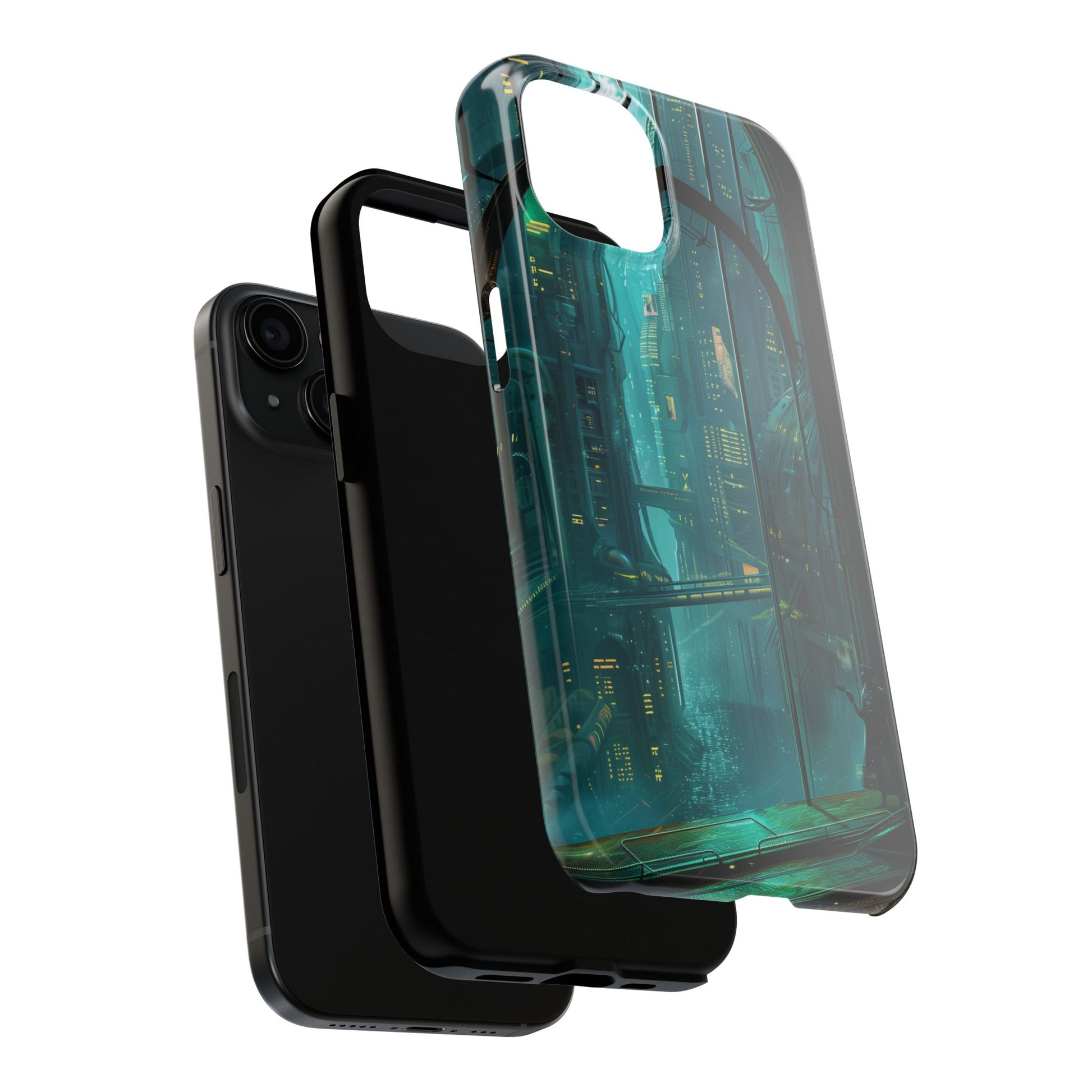 BioShock Inspired Phone Case - Underwater Art Deco City - Gaming Phone Cover - Unique Video Game Accessory