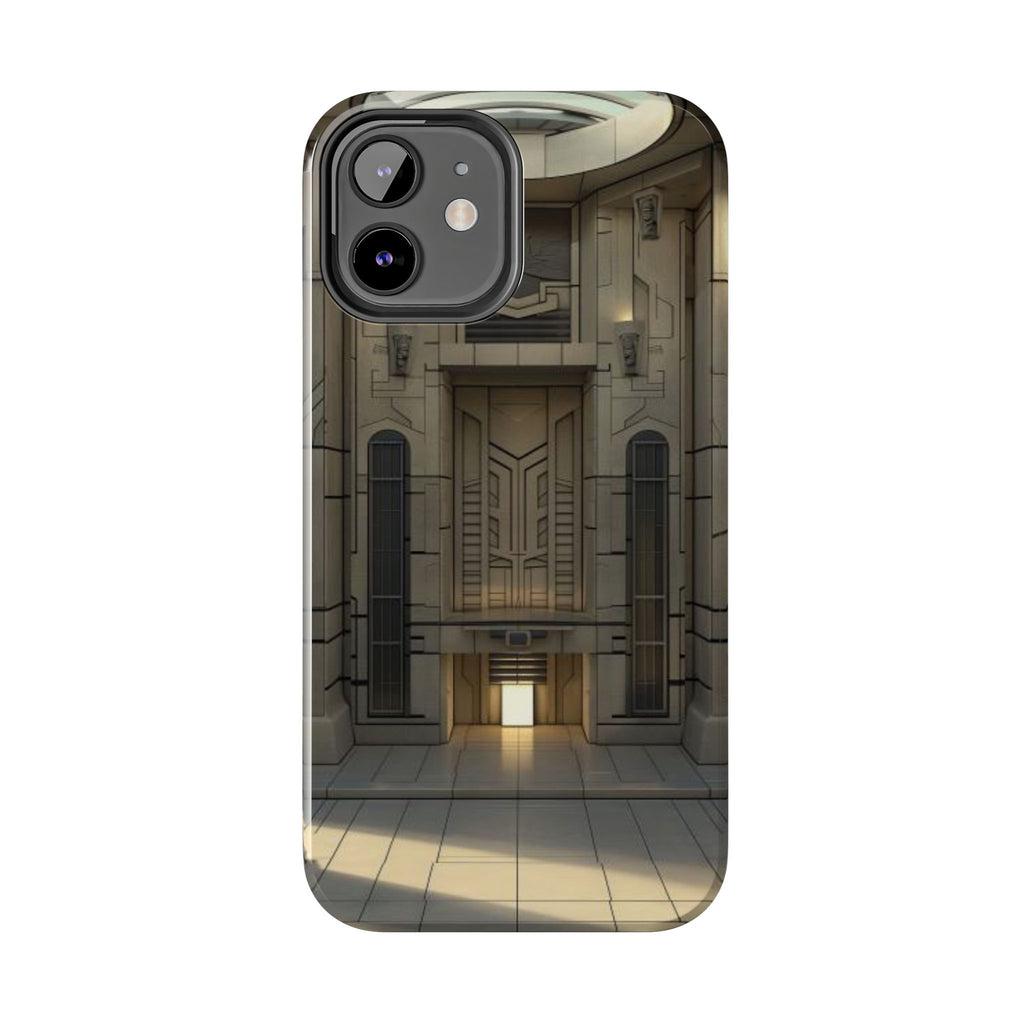 Durable Phone Case - Frank Lloyd Wright Style Room - Tough Architectural Design iPhone/Android Cover - Unique Art Deco Protection Accessory