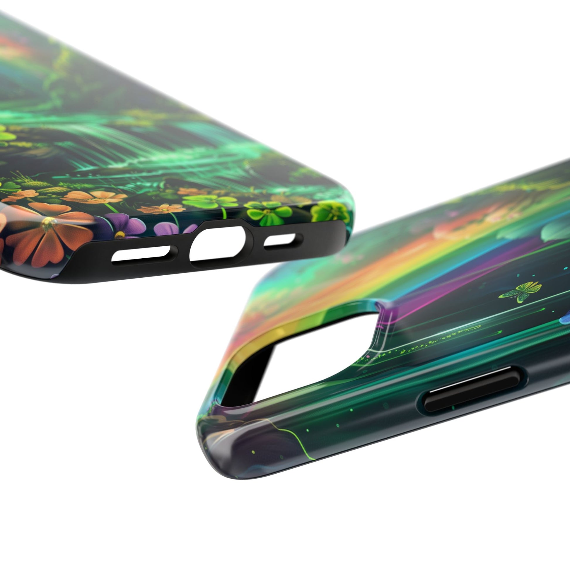 St. Patrick's Day Durable Phone Case, Lucky Phone Case Design, Durable Irish Luck Protective Cover, Holiday Gift Idea