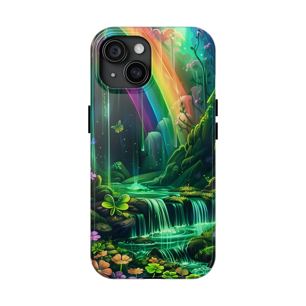 St. Patrick's Day Durable Phone Case, Lucky Phone Case Design, Durable Irish Luck Protective Cover, Holiday Gift Idea