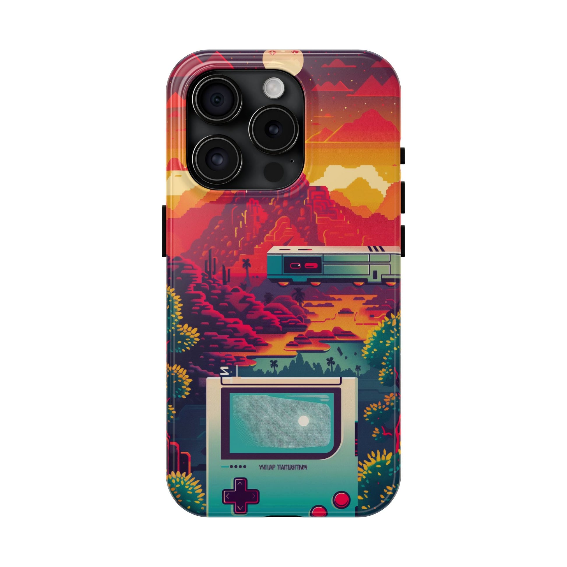 Durable iPhone Case with Alternative Universe Game Console Design - Protective Phone Cover - Fun and Sturdy Gaming Accessory - Gamer Gift