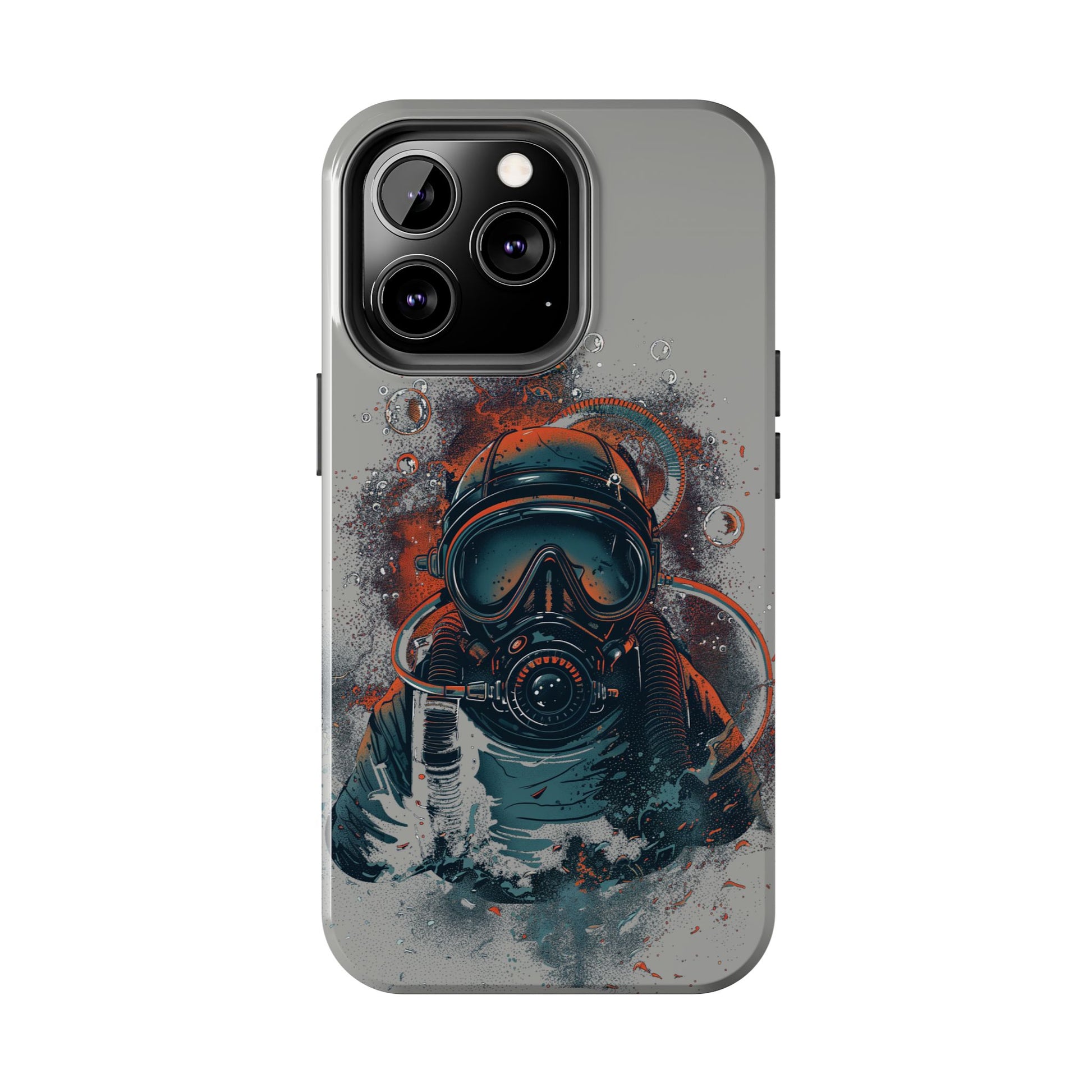 Light Custom iPhone Case, Personalized Phone Case, SCUBA Phone Case, SCUBA Diver Case, Custom Diver Phone Case, Gift for SCUBA Diver