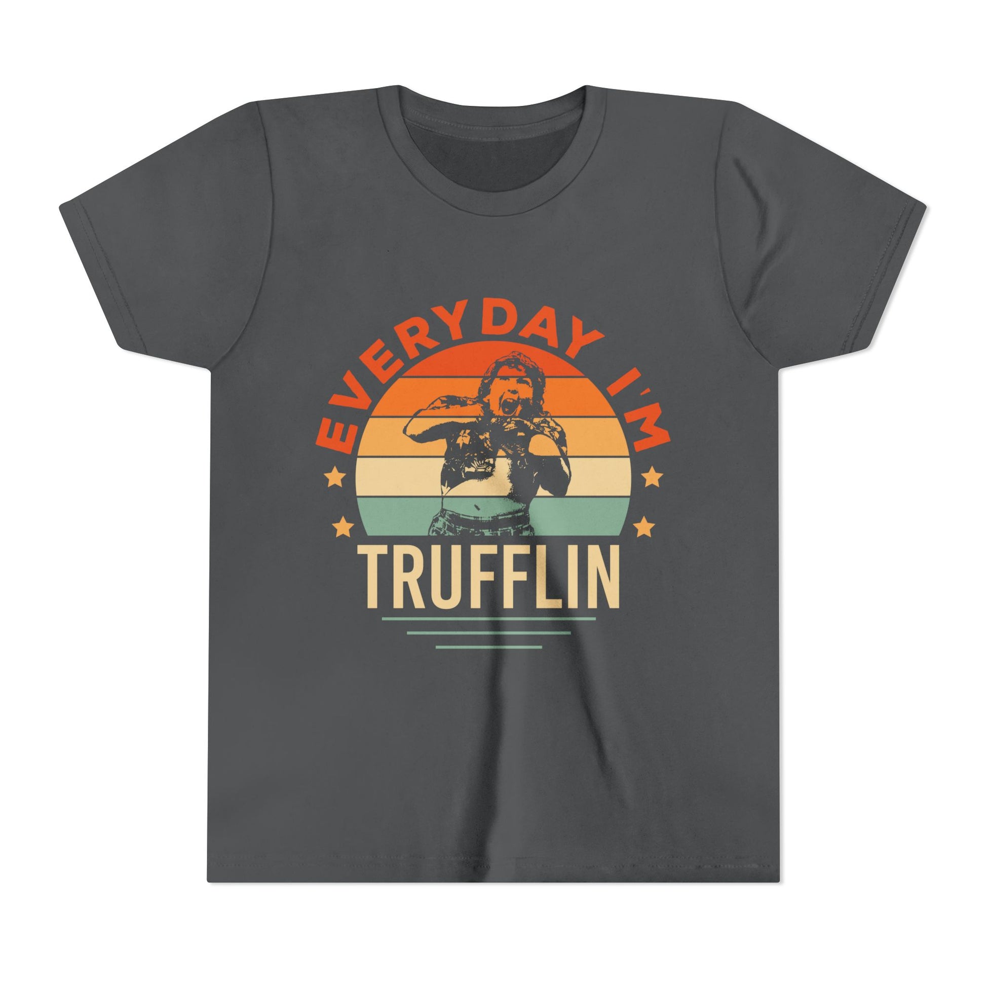 Truffle Shuffle Inspired Youth T-Shirt, The Goonies Inspired Youth Graphic Tee, Kids' Movie Themed Tee, Fun Graphic Shirt for Children