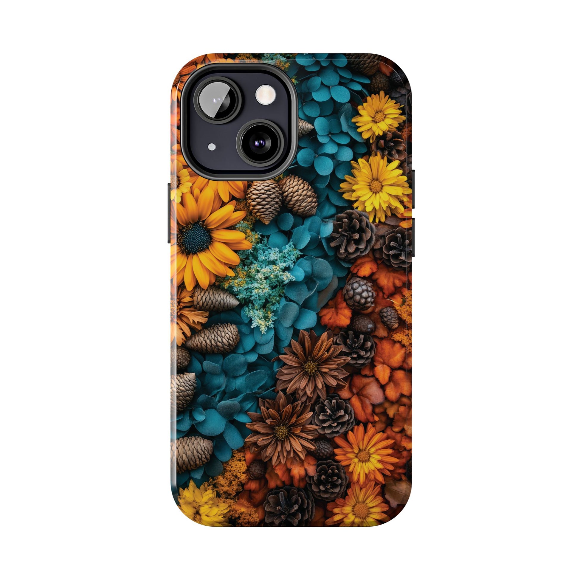 Autumn Vibrant Colors Phone CaseFall Cottagecore Dried Flowers Fall Sunflowers iPhone 15 Pro Max Samsung Galaxy