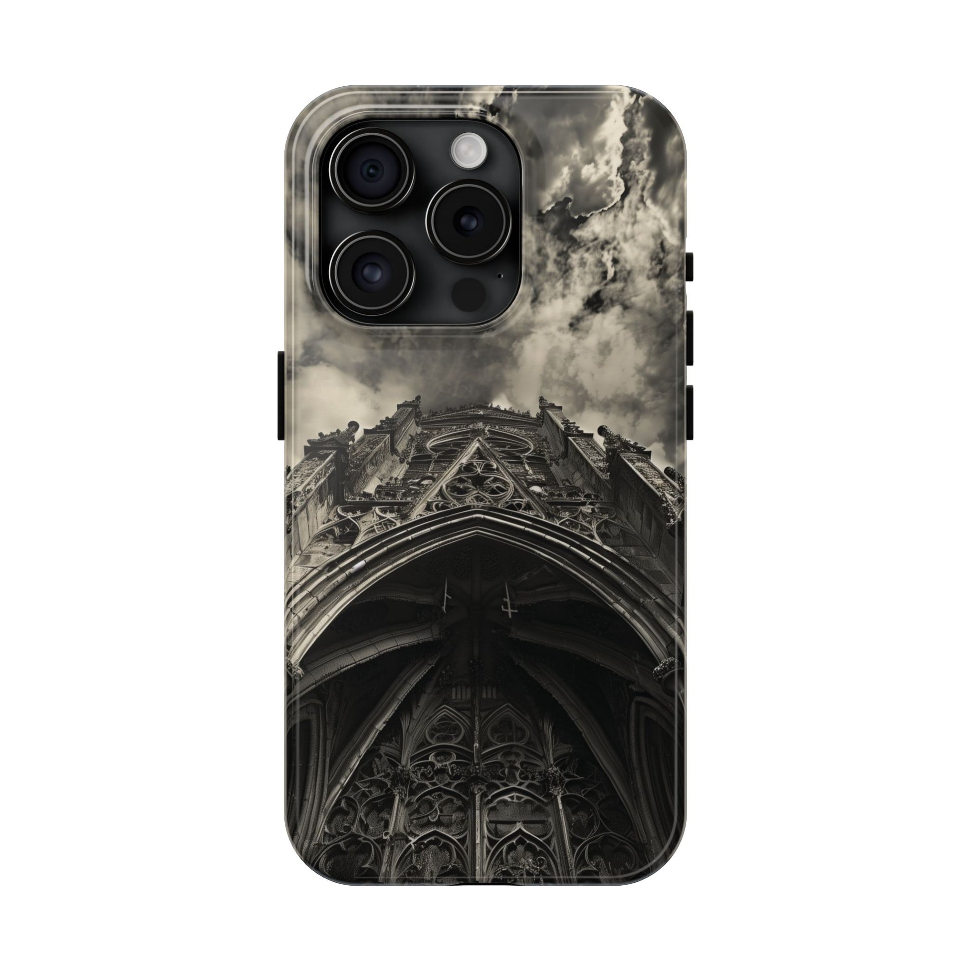 Gothic Art Phone Case Dark Academia, Cathedral Phone Case, Halloween Spooky Season, Gothic Architecture, Gargoyle Phone iPhone 15 Pro Max