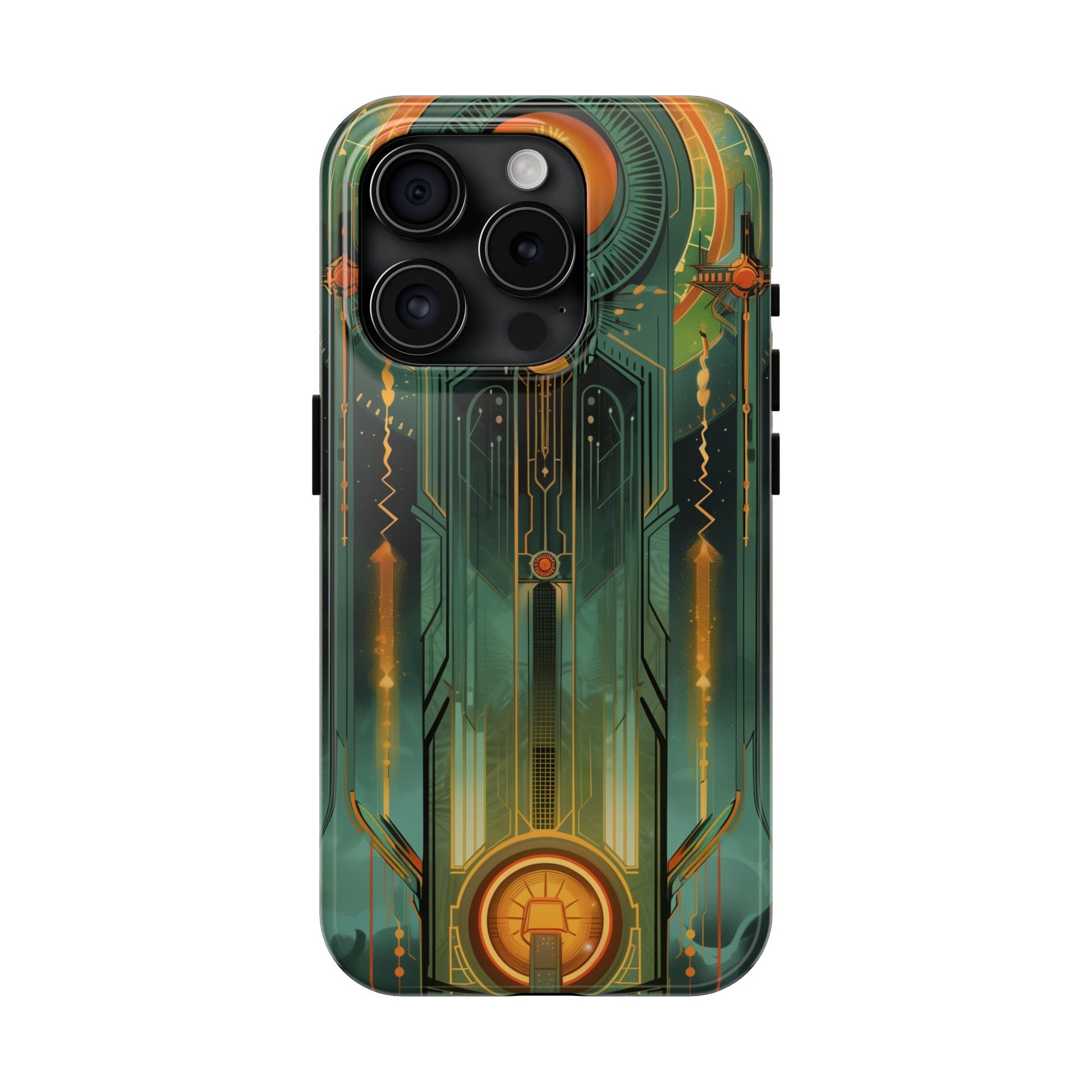 Art Deco Phone Case, Architecture Phone Case, Durable iPhone Case, Gift for Architect, iPhone 14 Case, Art Deco Building Phone Case