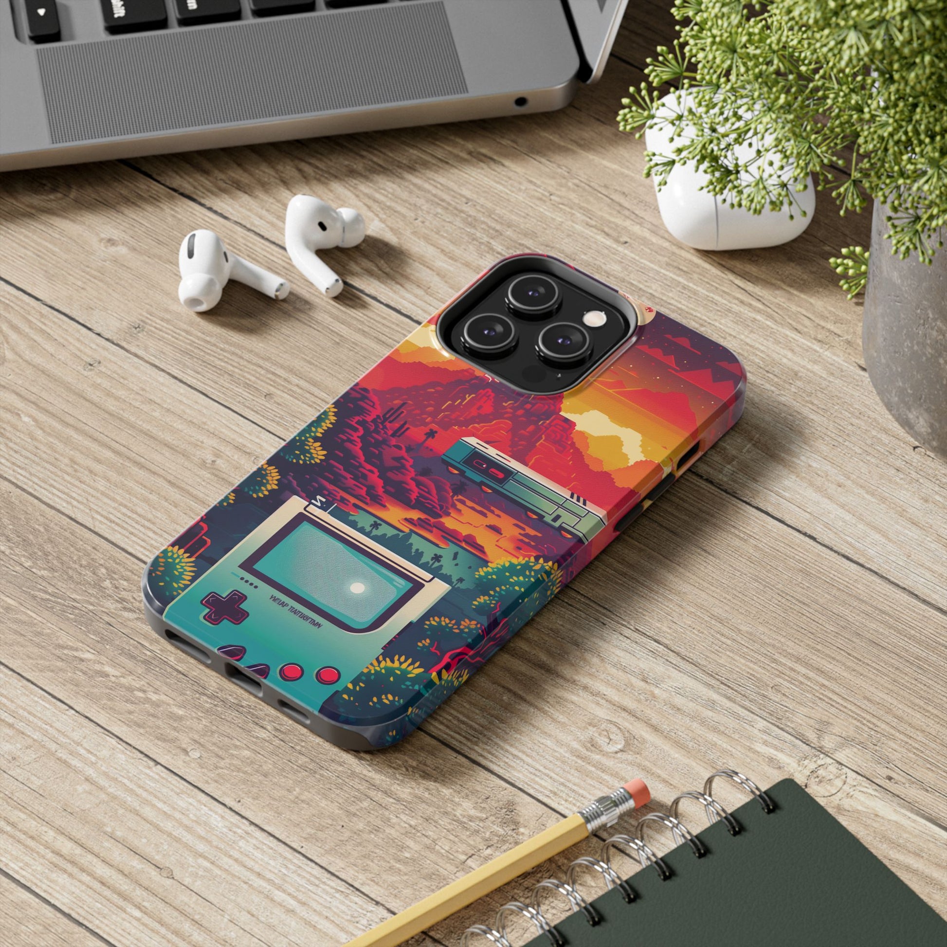 Durable iPhone Case with Alternative Universe Game Console Design - Protective Phone Cover - Fun and Sturdy Gaming Accessory - Gamer Gift