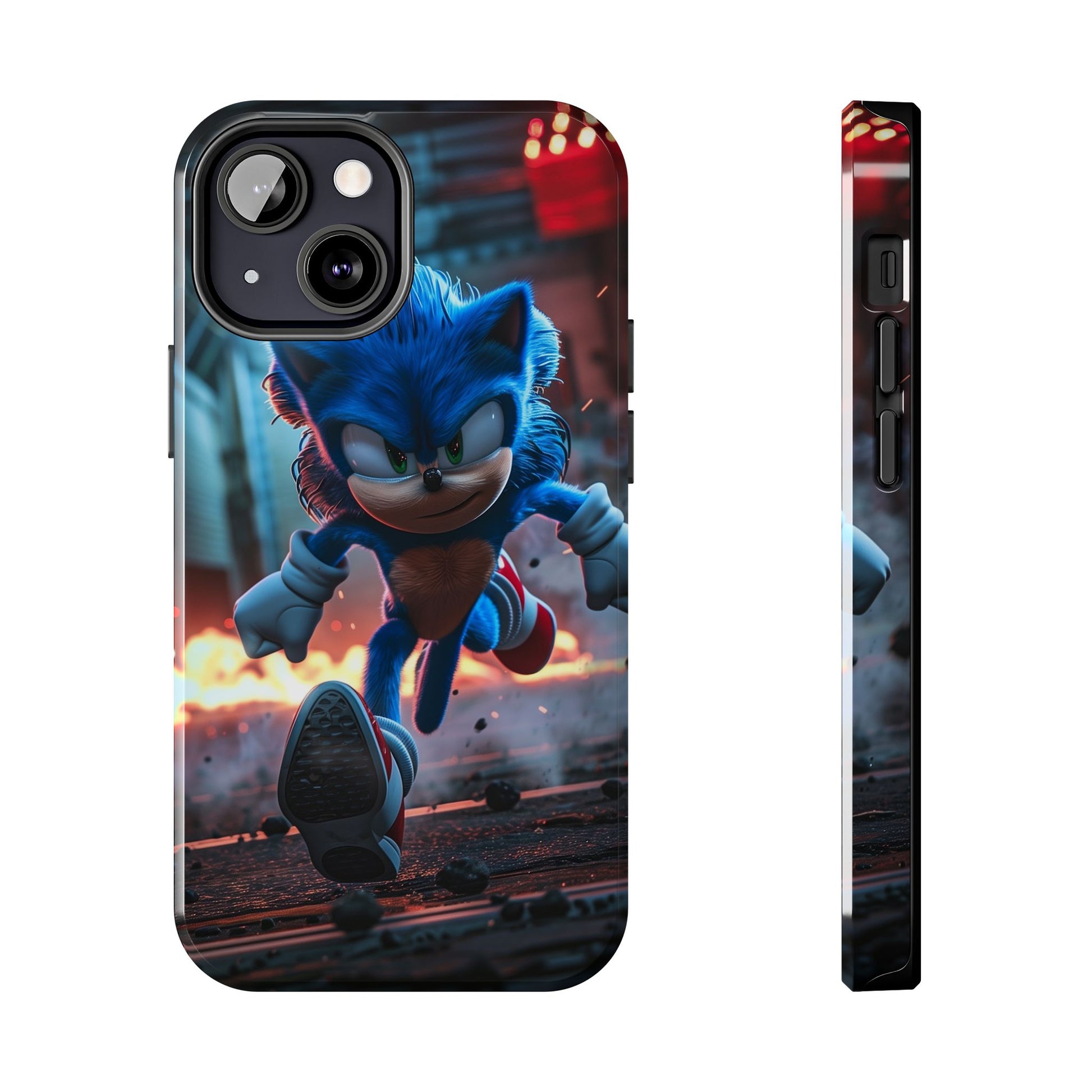 Durable Sonic Phone Case - Protective Sonic the Hedgehog Design - Tough Mobile Cover - Fun Video Game Phone Accessory