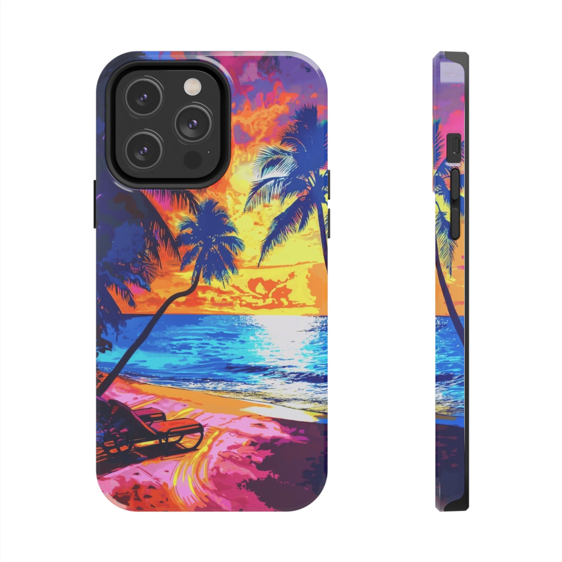 Sunset Bliss: Lisa Frank Style Phone Case