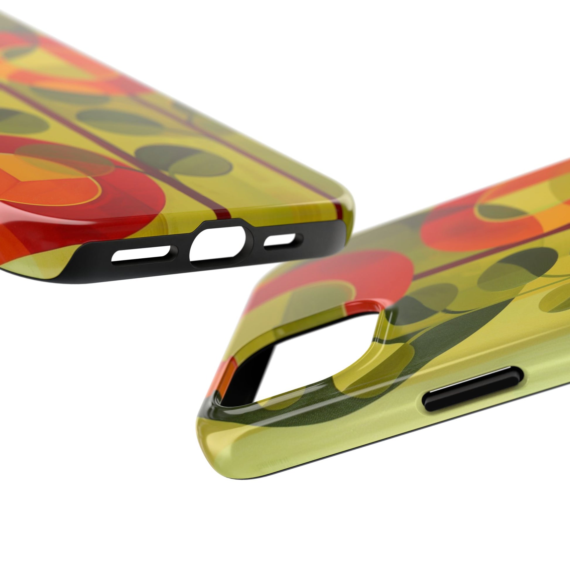 Atomic Flower Phone Case, Mid-Mod Phone Case, Artwork iPhone Case, Unique Floral Pattern Phone Case, Art Deco, Minimalist, Tough Iphone Case