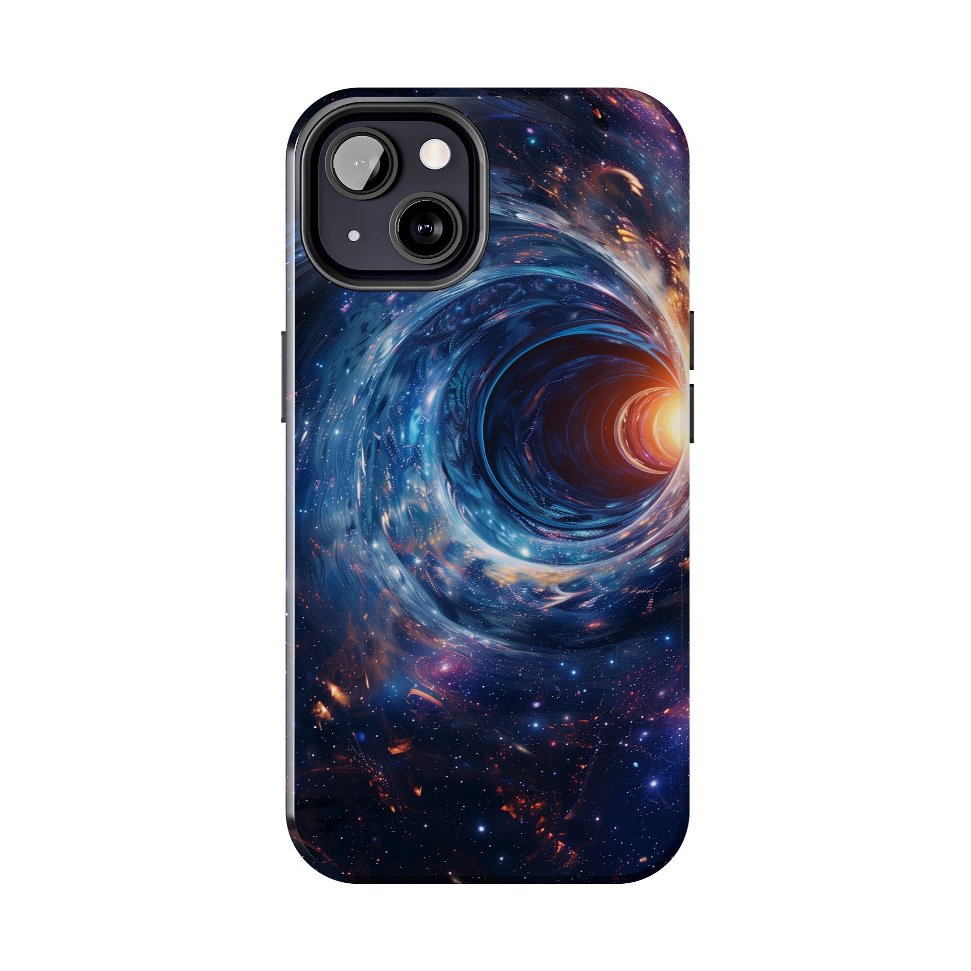 Sliders Inspired Iphone case - Space Wormholes Phone Case - Cosmic Galaxy Cover with Futuristic Wormhole Design - Sci-Fi iphone Case