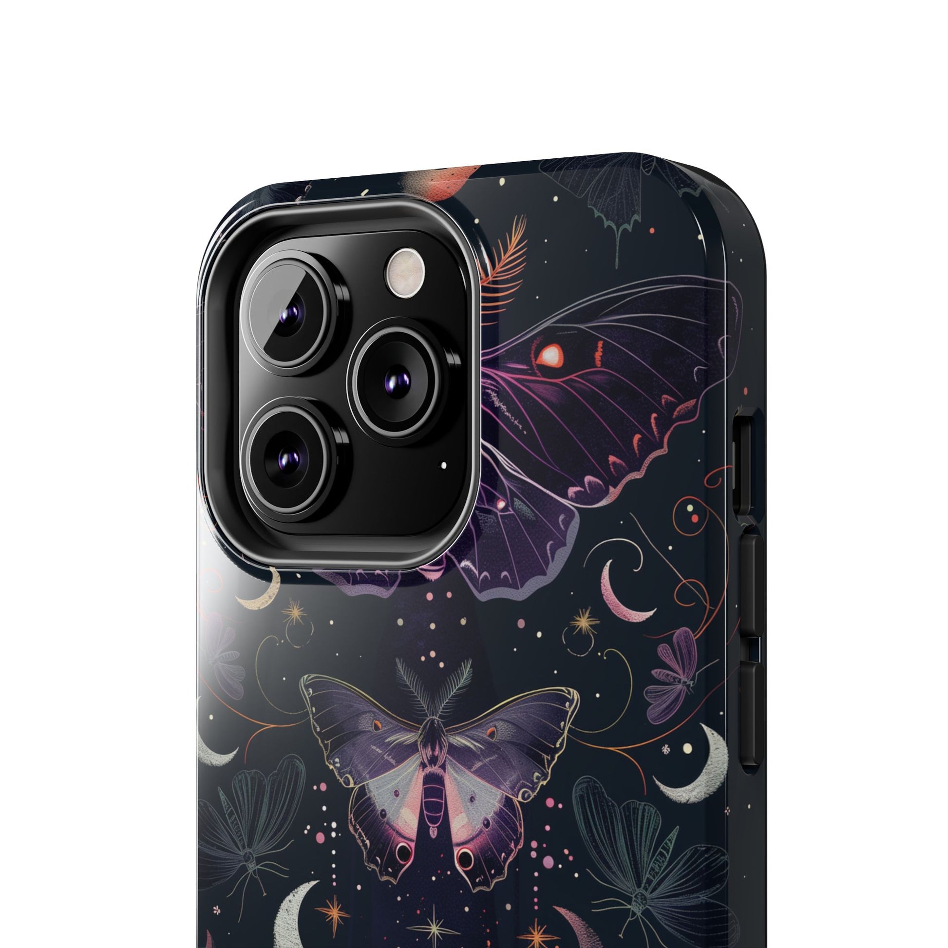 B Dark Academia Mystical Phone Case, Mystical Moth Phone Case, Vintage Magic Witchcraft iPhone Cover, Esoteric Nature Art, iPhone 15 Pro Max
