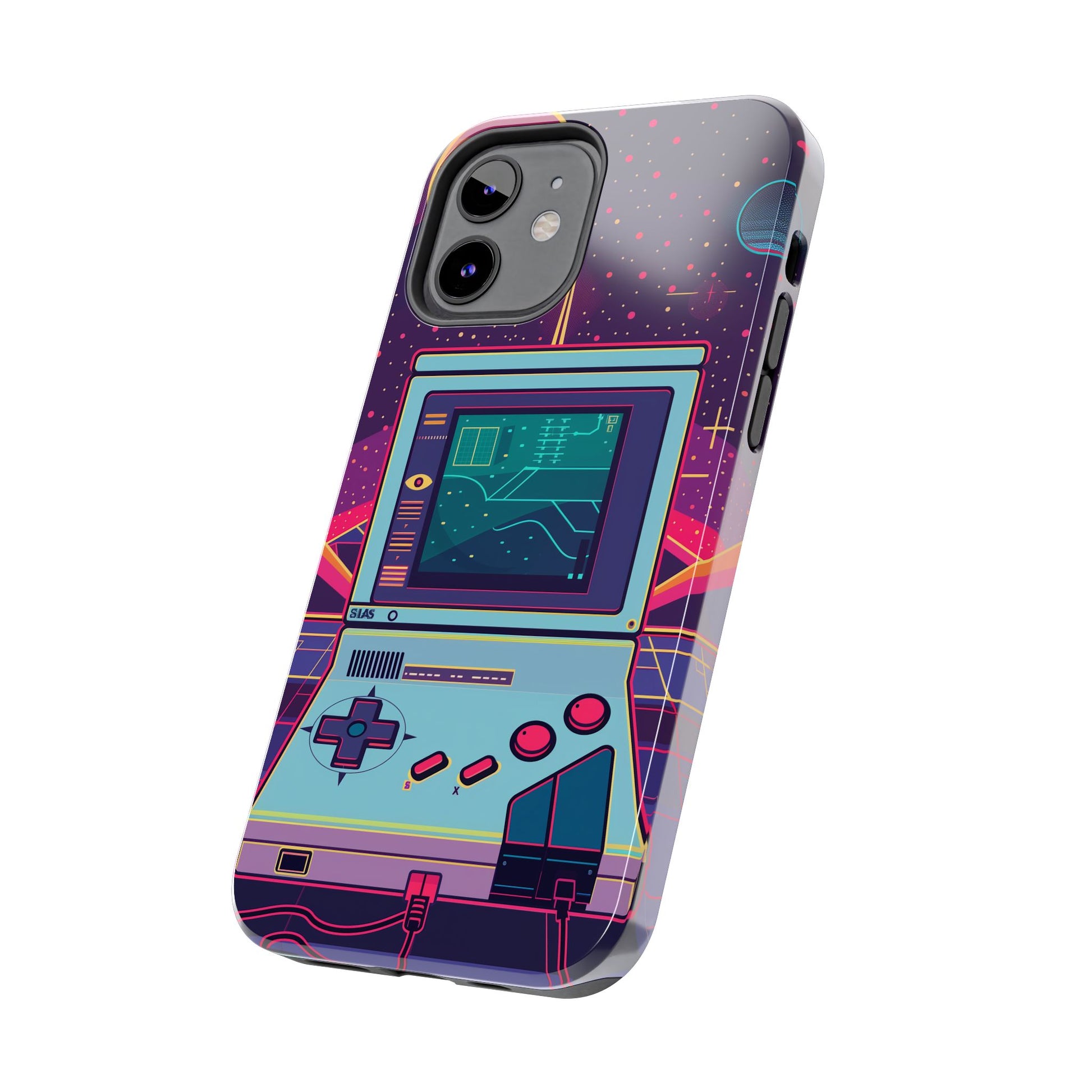 Durable iPhone Case with Alternative Universe Game Console Design - Protective Phone Cover - Fun and Sturdy Gaming Accessory - Gamer Gift