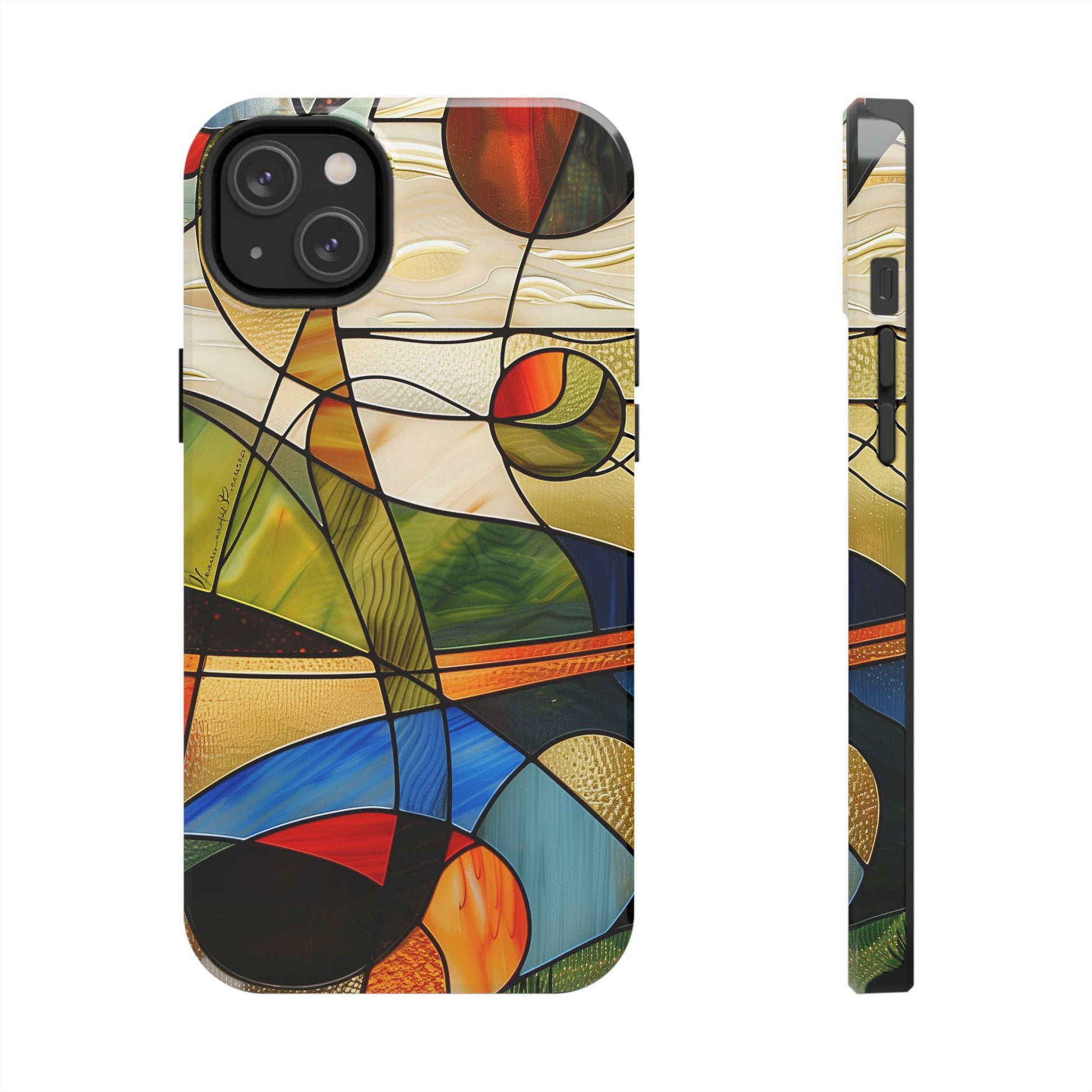 Frank Lloyd Wright Inspired Stained Glass Phone Case, Artistic iPhone Case, Architectural Design, Art Deco iphone Case, iphone 15 pro max