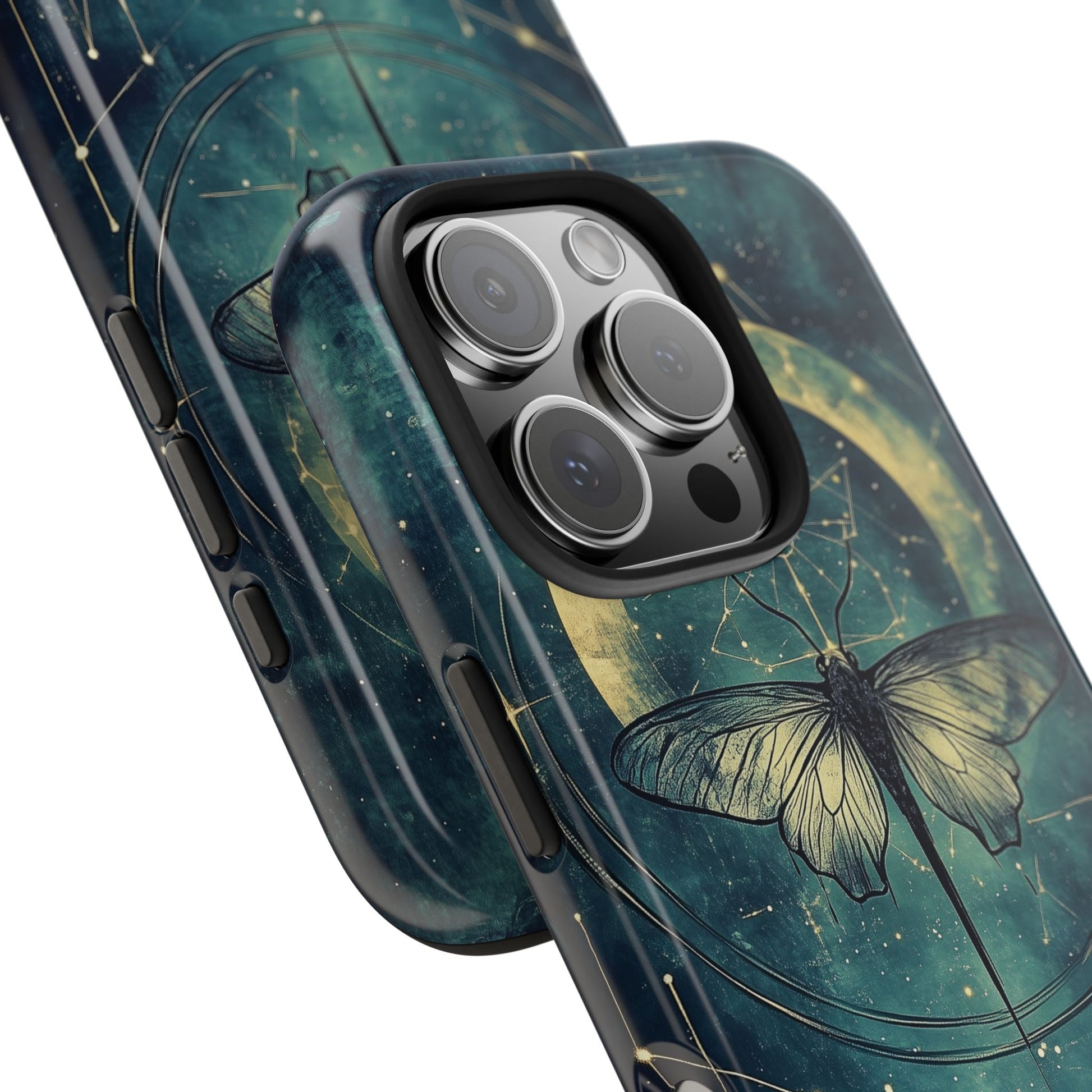 Celestial Dark Academia Phone Case, Magical Moth Vintage  Witchcraft iPhone Cover, Esoteric Nature Art, iPhone 15 Pro Max, iPhone 14 Pro
