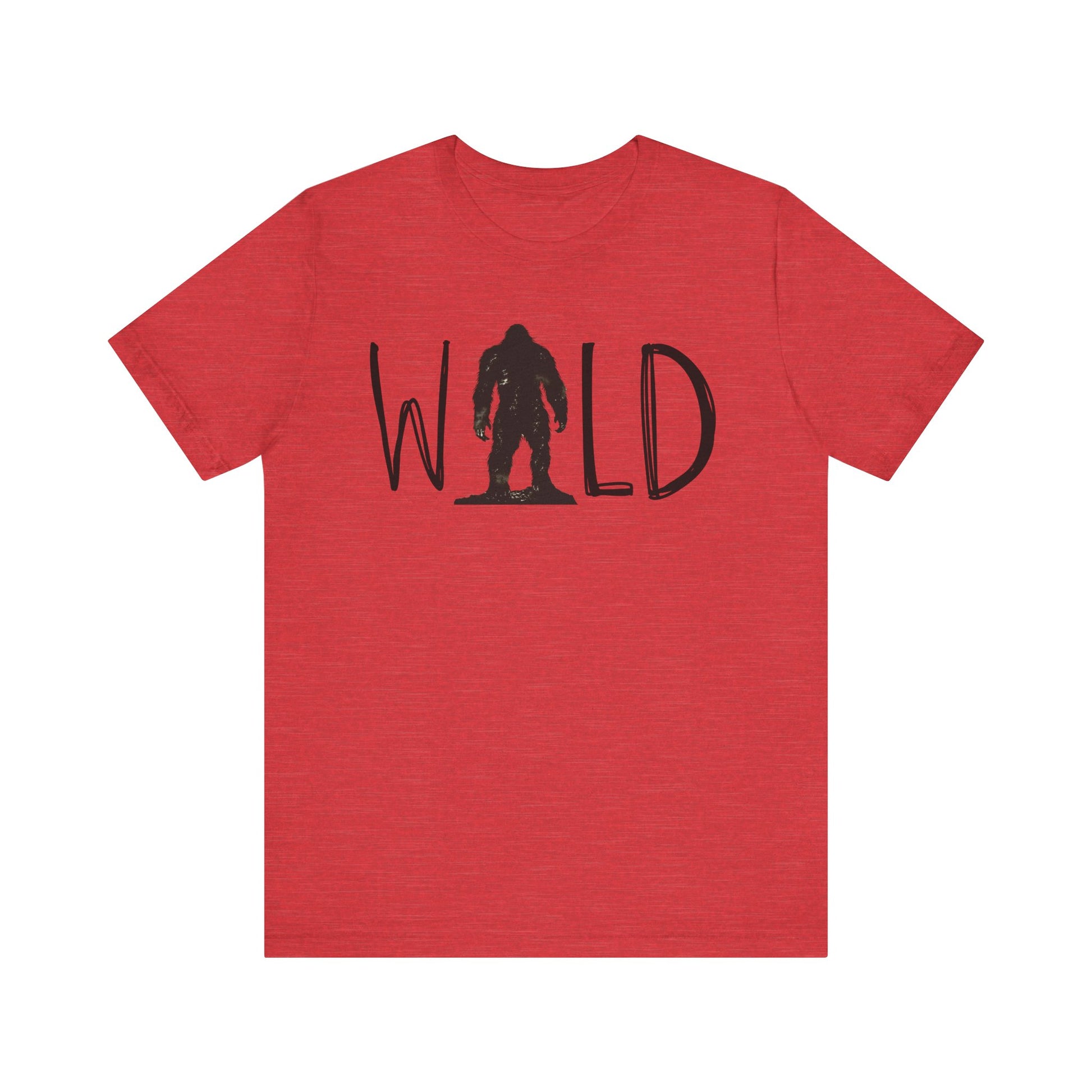 Wild Shirt, Bigfoot Tshirt, Bigfoot WILD Shirt, Camping Shirt, Outdoors Shirt, Bigfoot Shirt, Shirt for Camping, Camping Trip Shirt, Bigfoot