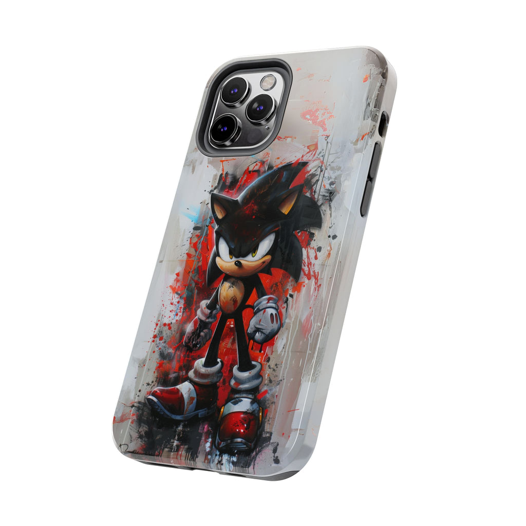 Shadow the Hedgehog Inspired Phone Case, Durable iPhone Case, Perfect Gamer Gift, SEGA, Sonic the Hedgehog, Tails, Shadow, iPhone 12