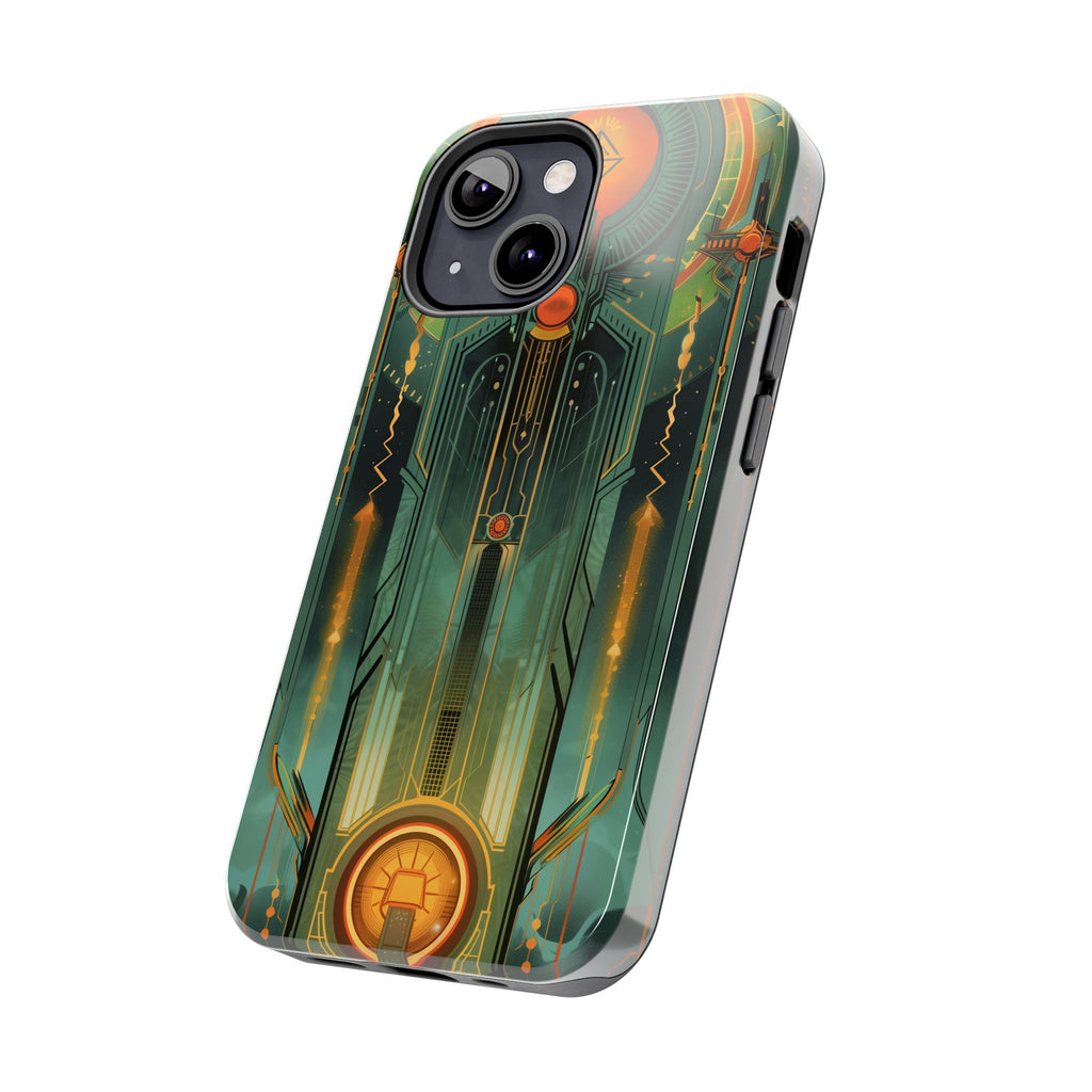 Art Deco Phone Case, Architecture Phone Case, Durable iPhone Case, Gift for Architect, iPhone 14 Case, Art Deco Building Phone Case