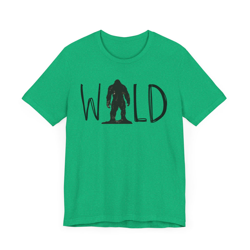 Wild Shirt, Bigfoot Tshirt, Bigfoot WILD Shirt, Camping Shirt, Outdoors Shirt, Bigfoot Shirt, Shirt for Camping, Camping Trip Shirt, Bigfoot