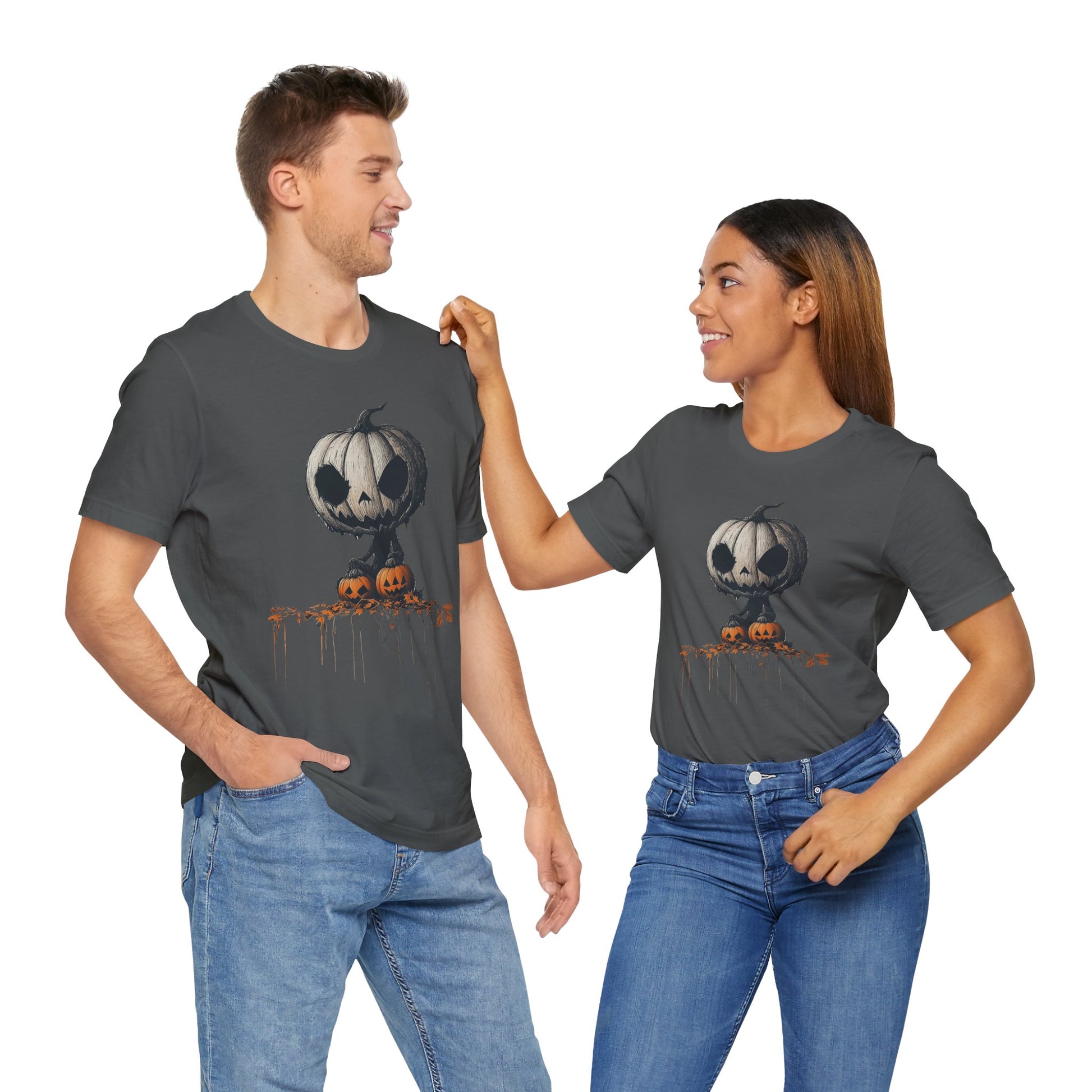 Halloween Spirit Graphic Tee Chillin' with the Pumpkin King
