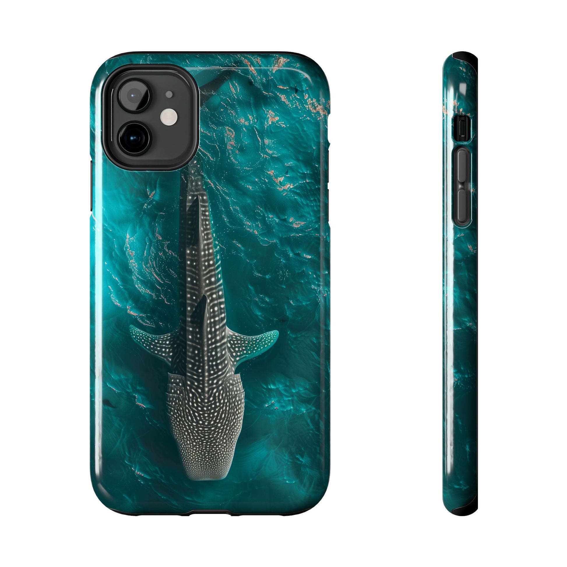 Ocean Visit: iPhone Case with Stunning Whale Shark Swimming Scene