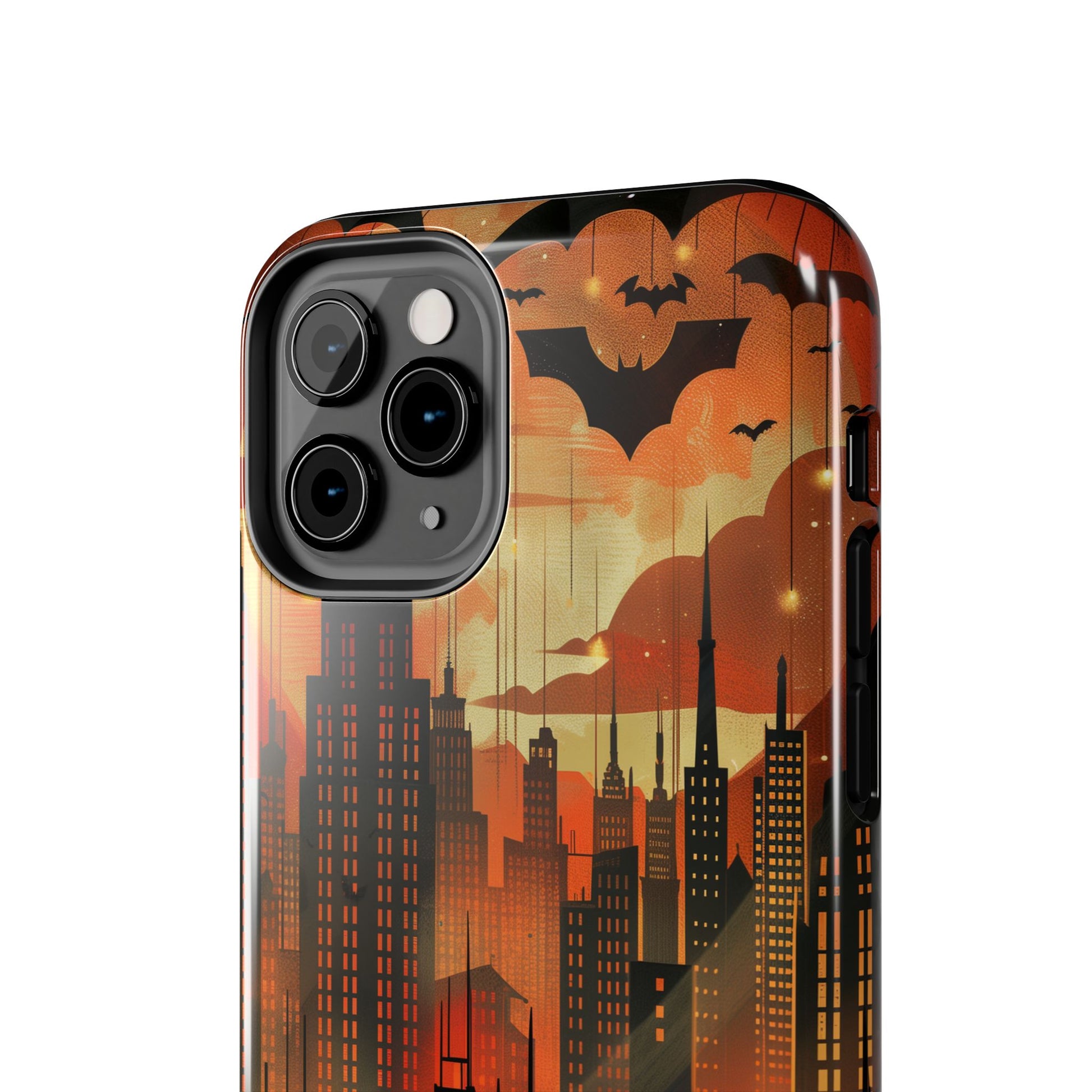 Batman Inspired Phone Case - Gotham Art Deco Style - Comic Book Hero Phone Cover - Unique Superhero Accessory