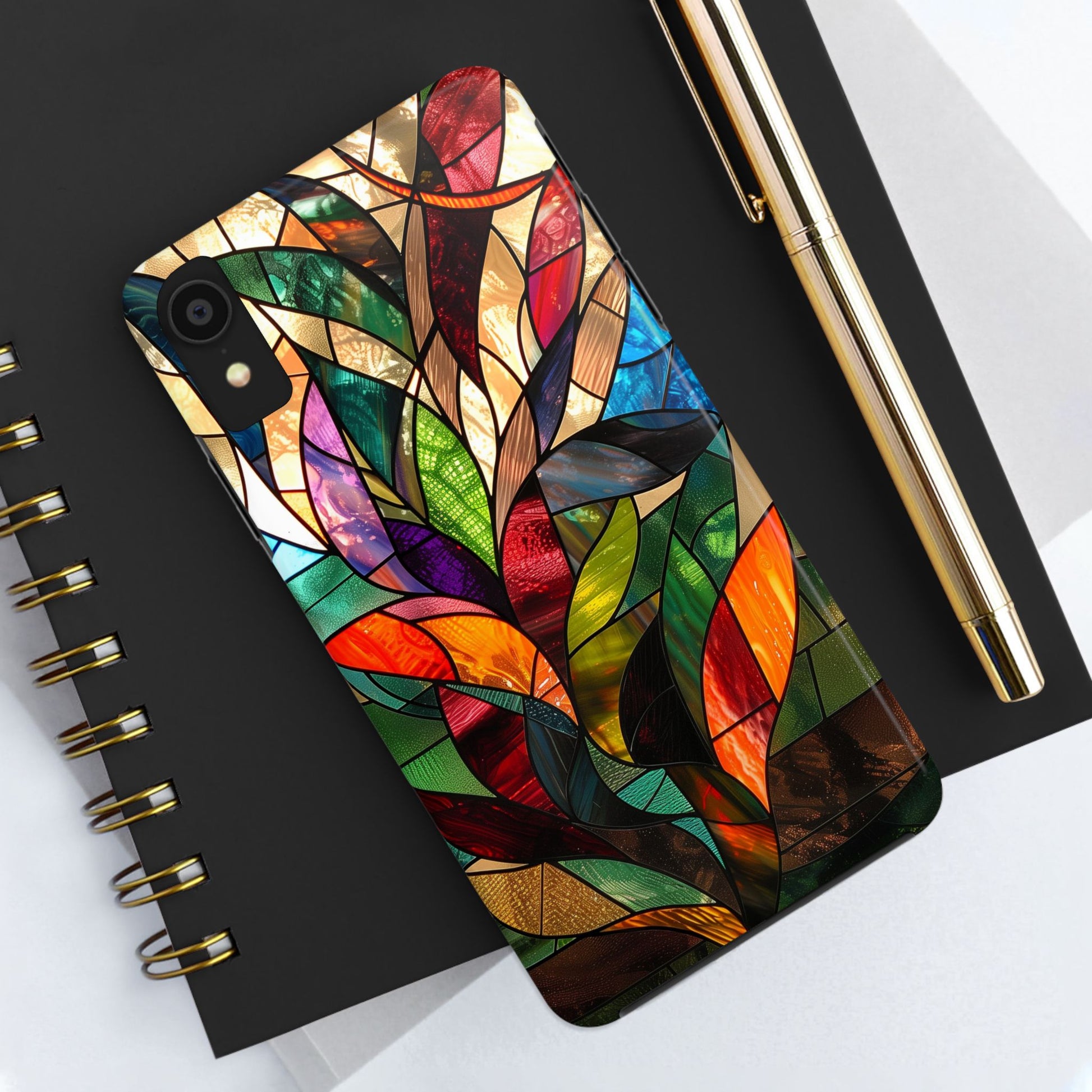 Frank Lloyd Wright Inspired Stained Glass Phone Case, Artistic iPhone Case, Architectural Design, Art Deco iphone Case, iphone 15 pro max