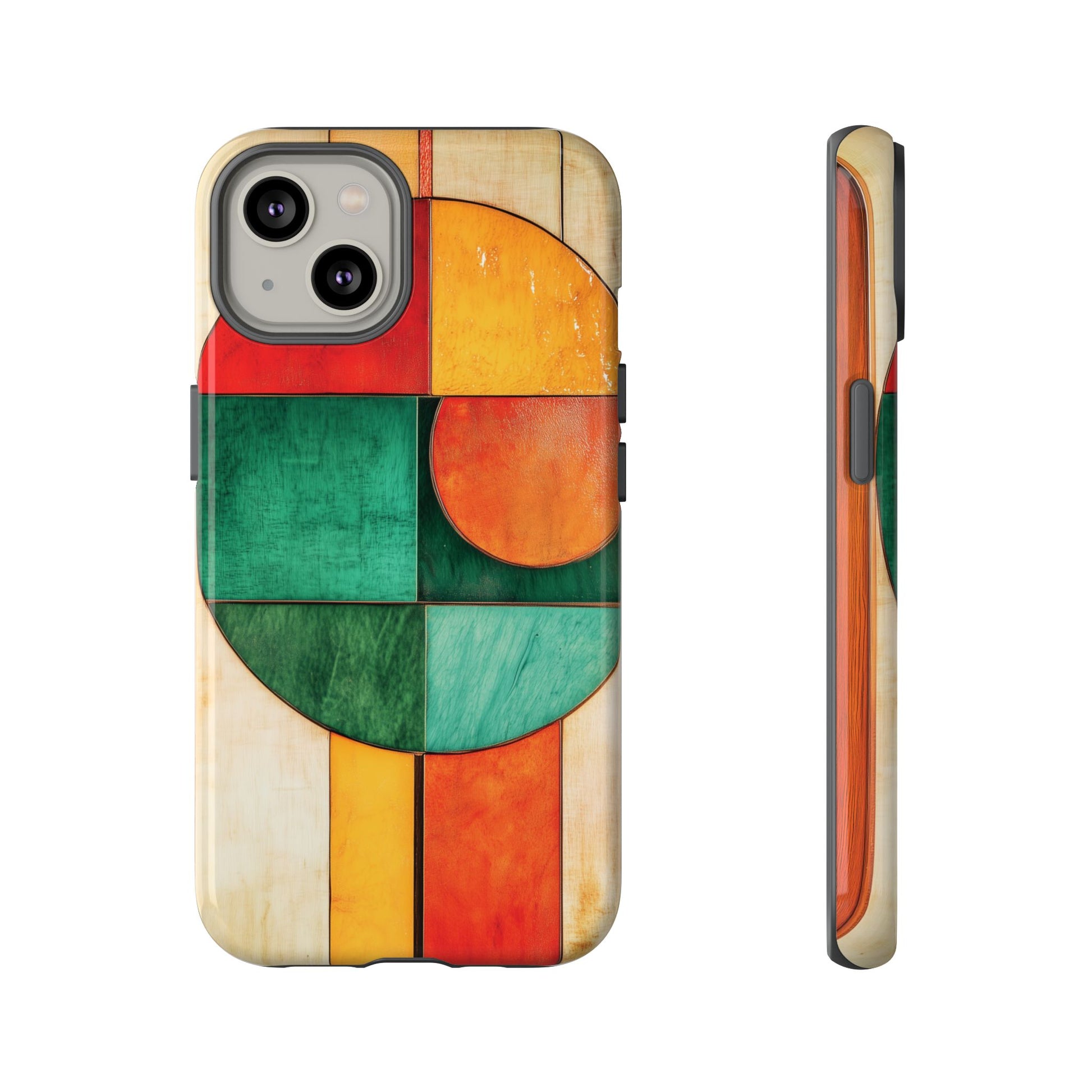 Circles Frank Lloyd Wright Usonian Prairie Phone Case Geometric Stained Glass Art Deco Marble Gold 13 14 15 16 iPhone Pro Max Galaxy Pixel