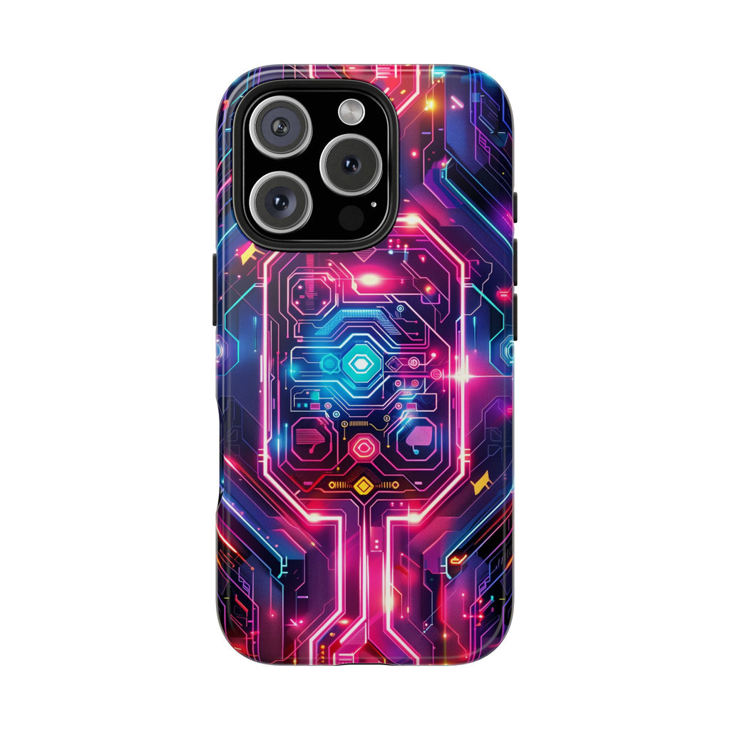 Circuit Board Phone Case, Futuristic Circuit Phone Case, High-Tech Gift for Him, Custom Sci-Fi Phone Case, iphone 15 pro max