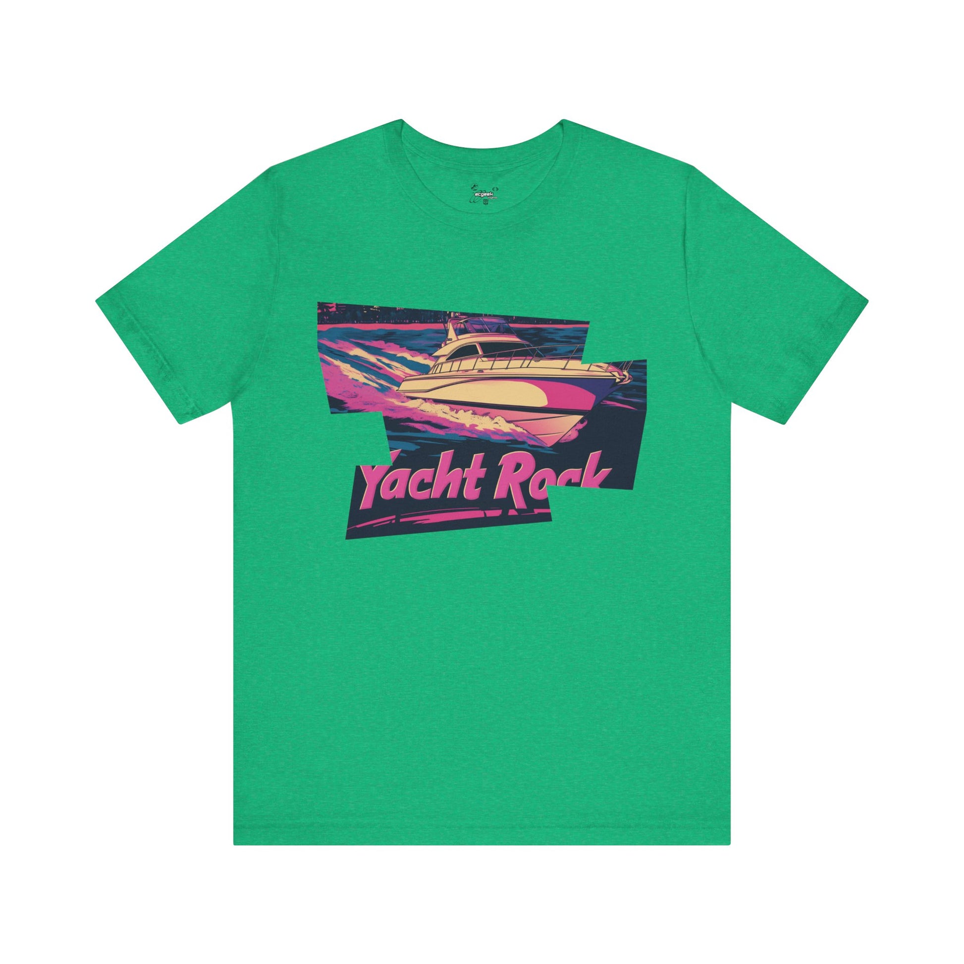 Yacht Rock T-Shirt Tshirt Nautical Graphic Tee 80s Miami Vice Boating Shirt Yacht Lover Gift Nostalgic South Beach Retro Motif Style Funny