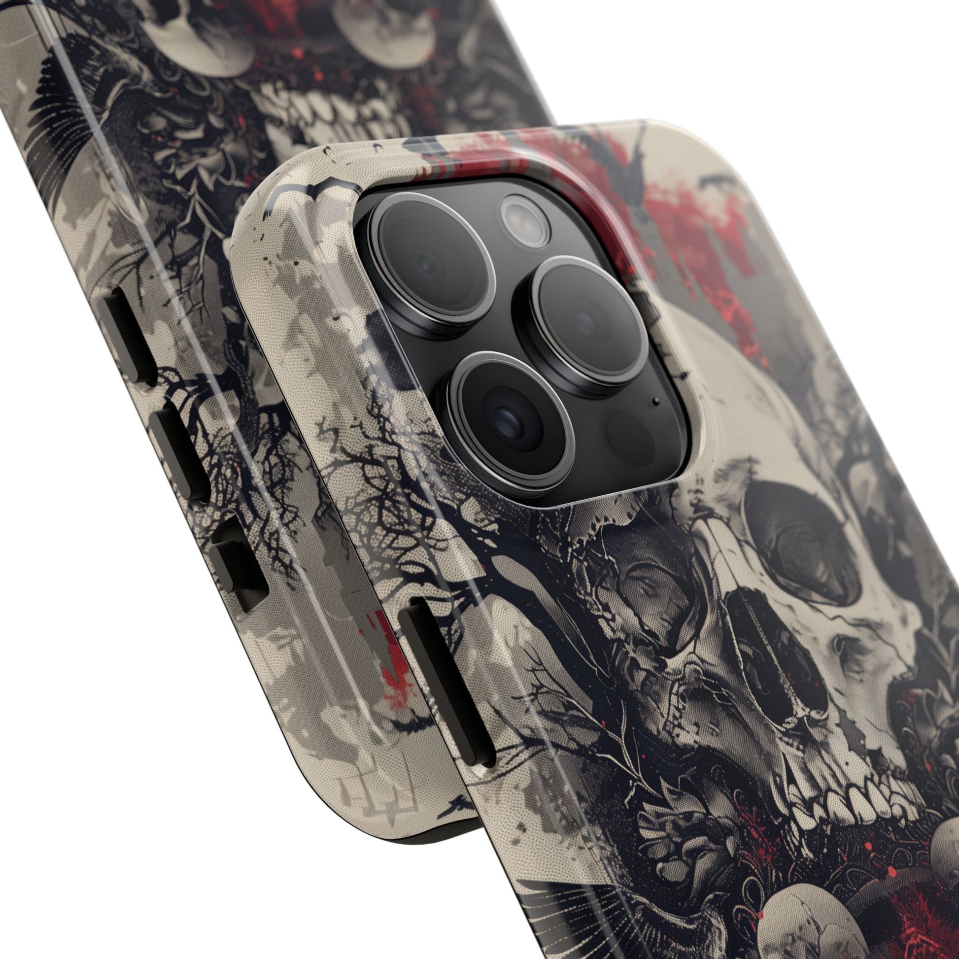 Gothic Art Phone Case Skulls and Crows, Moth Phone Case, Moon and Tarot Phone Case, Halloween Spooky Season, Dark Academia iPhone 15 Pro Max