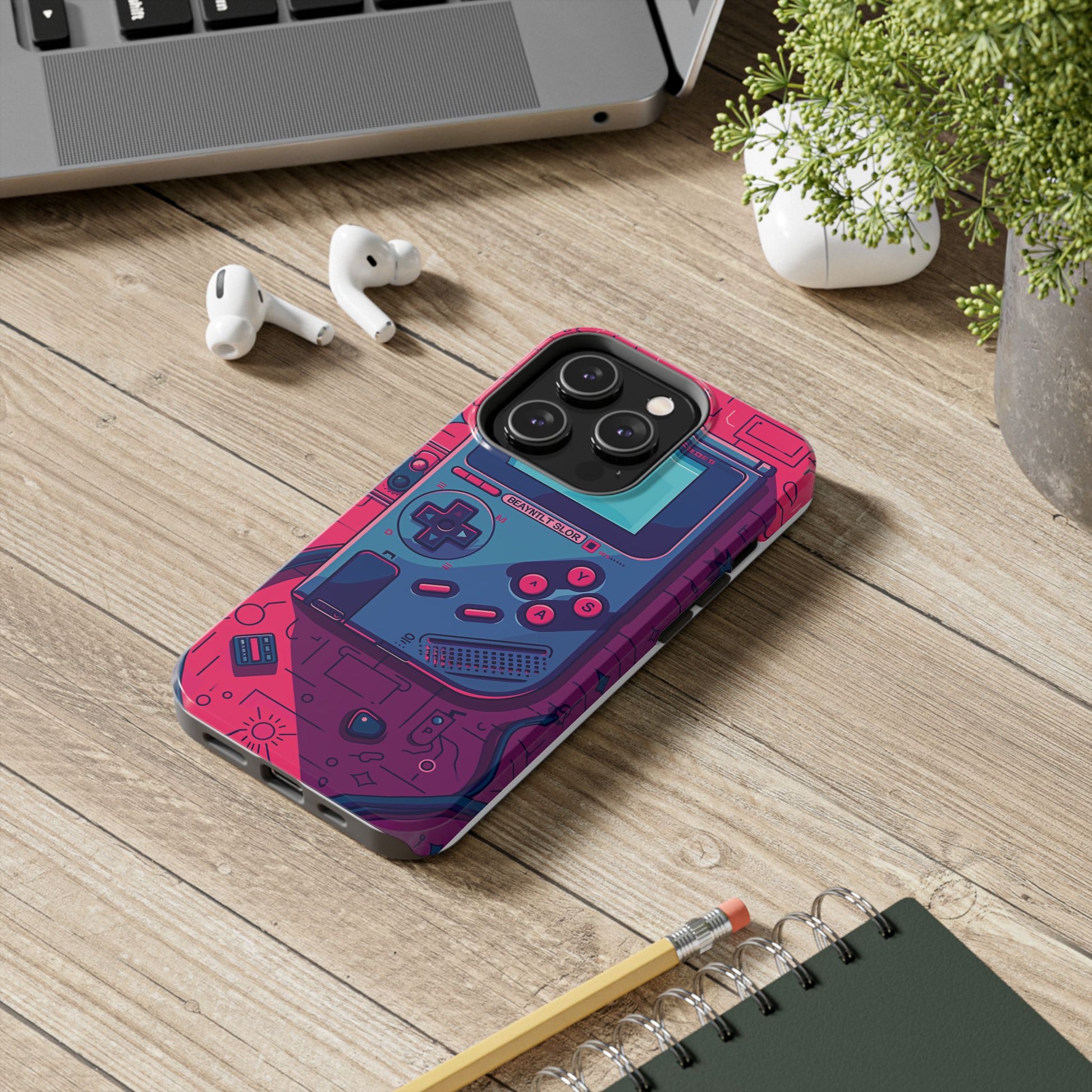 Durable iPhone Case with Alternative Universe Game Console Design - Protective Phone Cover - Fun and Sturdy Gaming Accessory - Gamer Gift