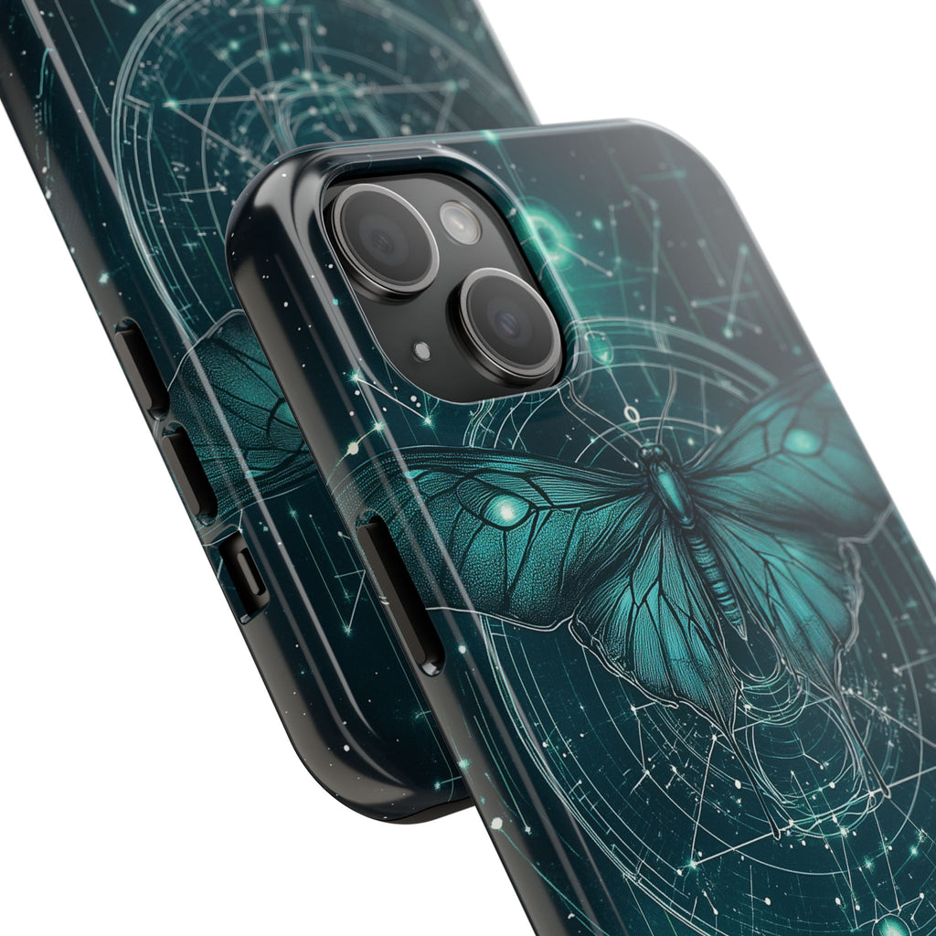 Celestial Dark Academia Phone Case, Magical Moth Vintage  Witchcraft iPhone Cover, Esoteric Nature Art, iPhone 15 Pro Max, iPhone 14 Pro