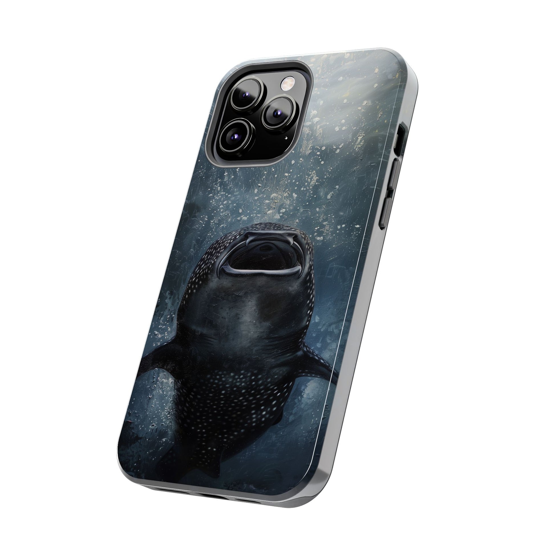 Rising Majesty: Whale Shark Feeding Tough Phone Case