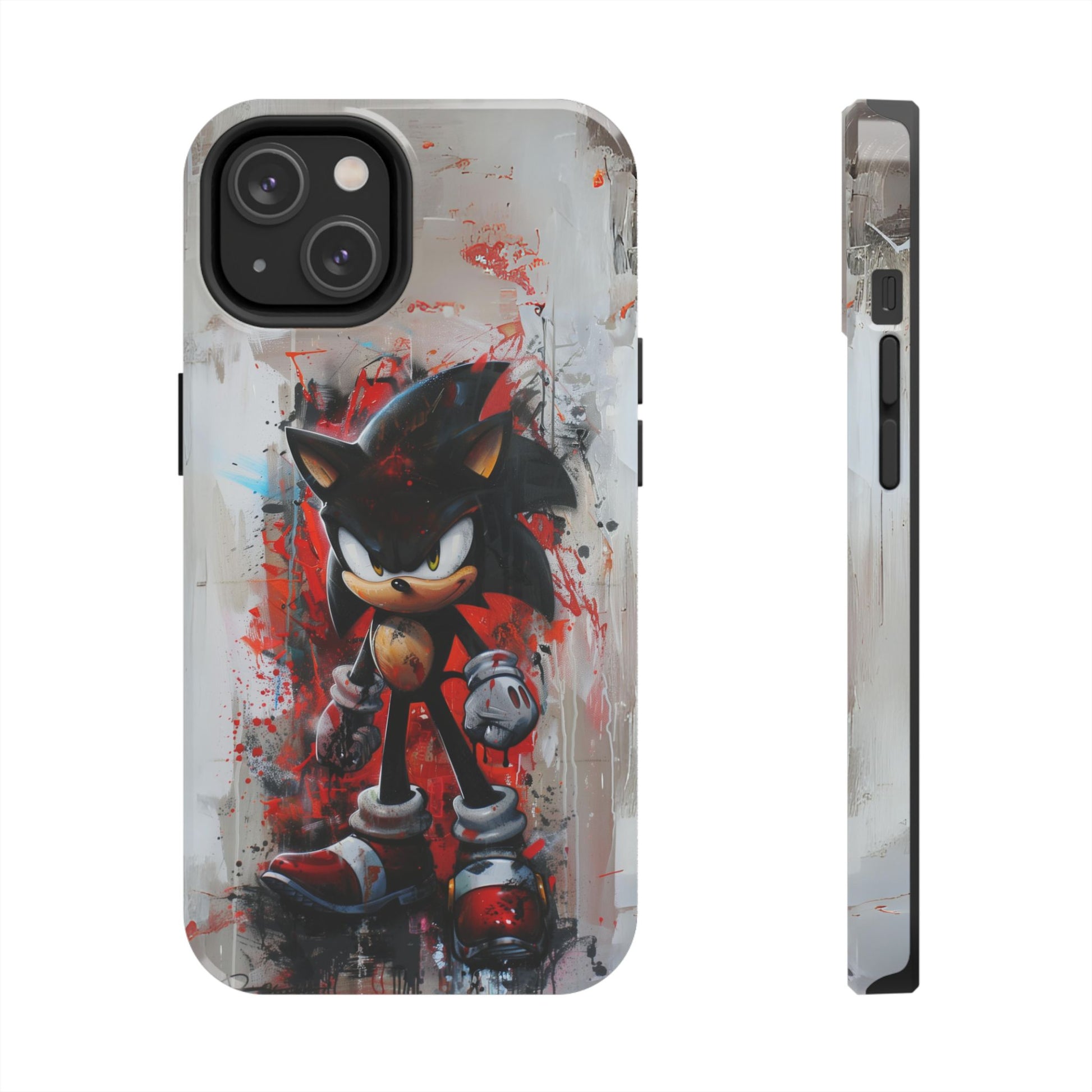 Shadow the Hedgehog Inspired Phone Case, Durable iPhone Case, Perfect Gamer Gift, SEGA, Sonic the Hedgehog, Tails, Shadow, iPhone 12