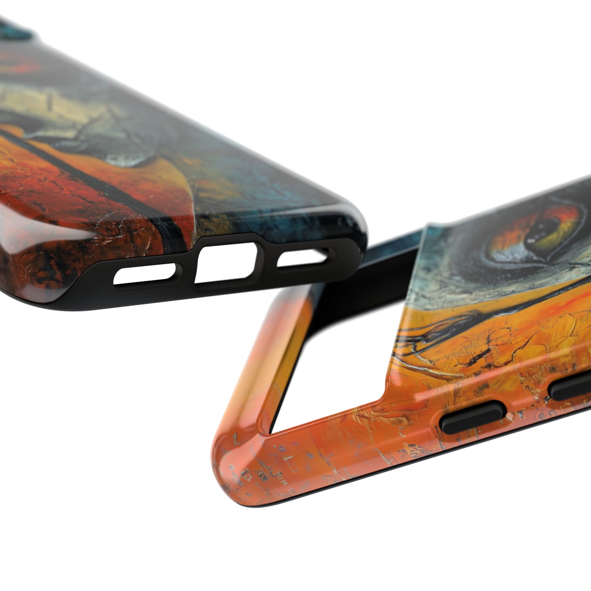 Surrealist Art Phone Case Salvador Dali Style Face Tough Case Unique Artistic 3D Textured Look Surrealism Gift Art iPhone 13 14 15 16