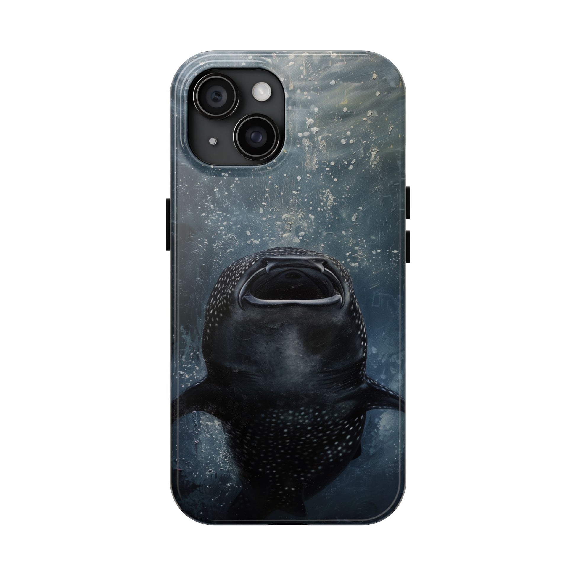Rising Majesty: Whale Shark Feeding Tough Phone Case
