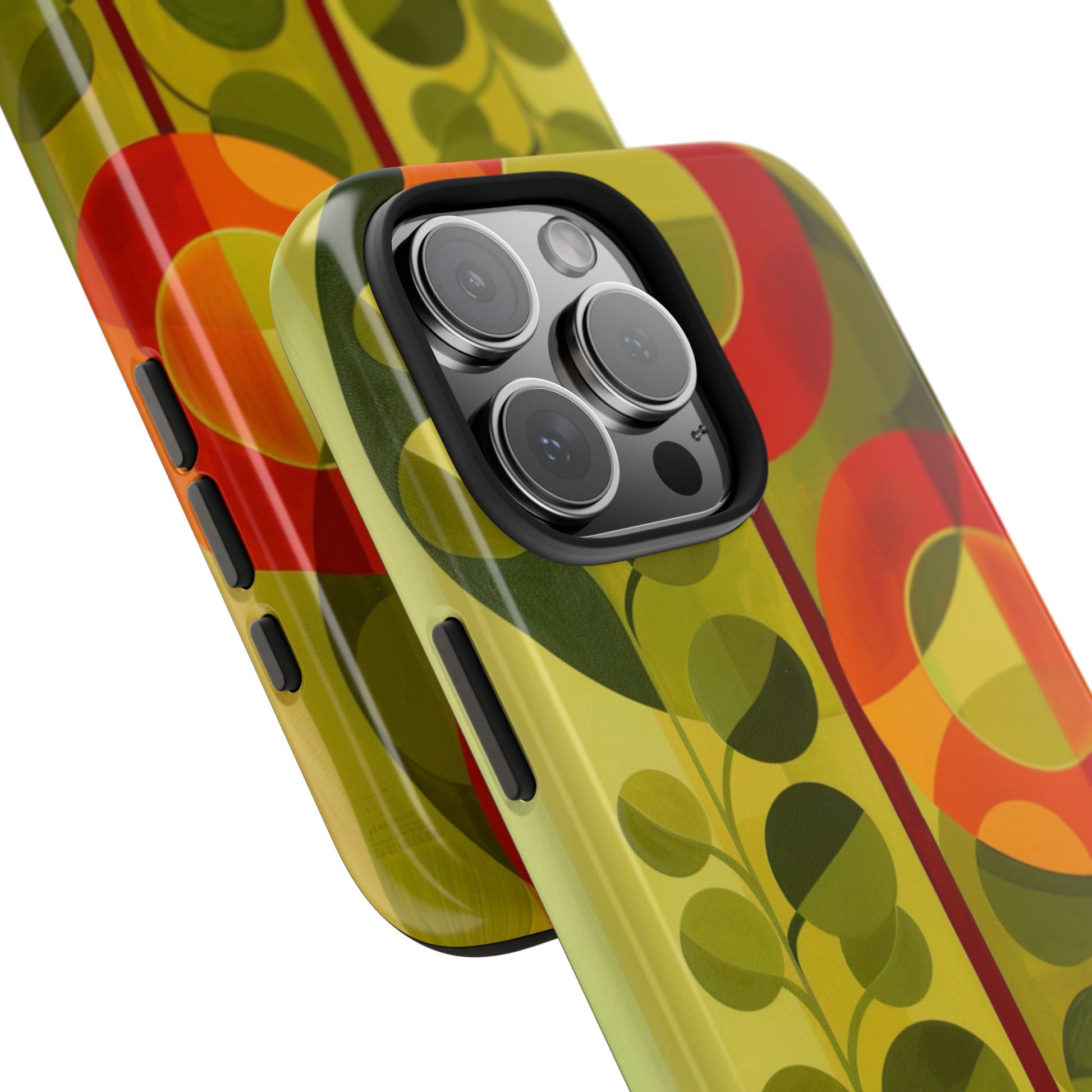Atomic Flower Phone Case, Mid-Mod Phone Case, Artwork iPhone Case, Unique Floral Pattern Phone Case, Art Deco, Minimalist, Tough Iphone Case