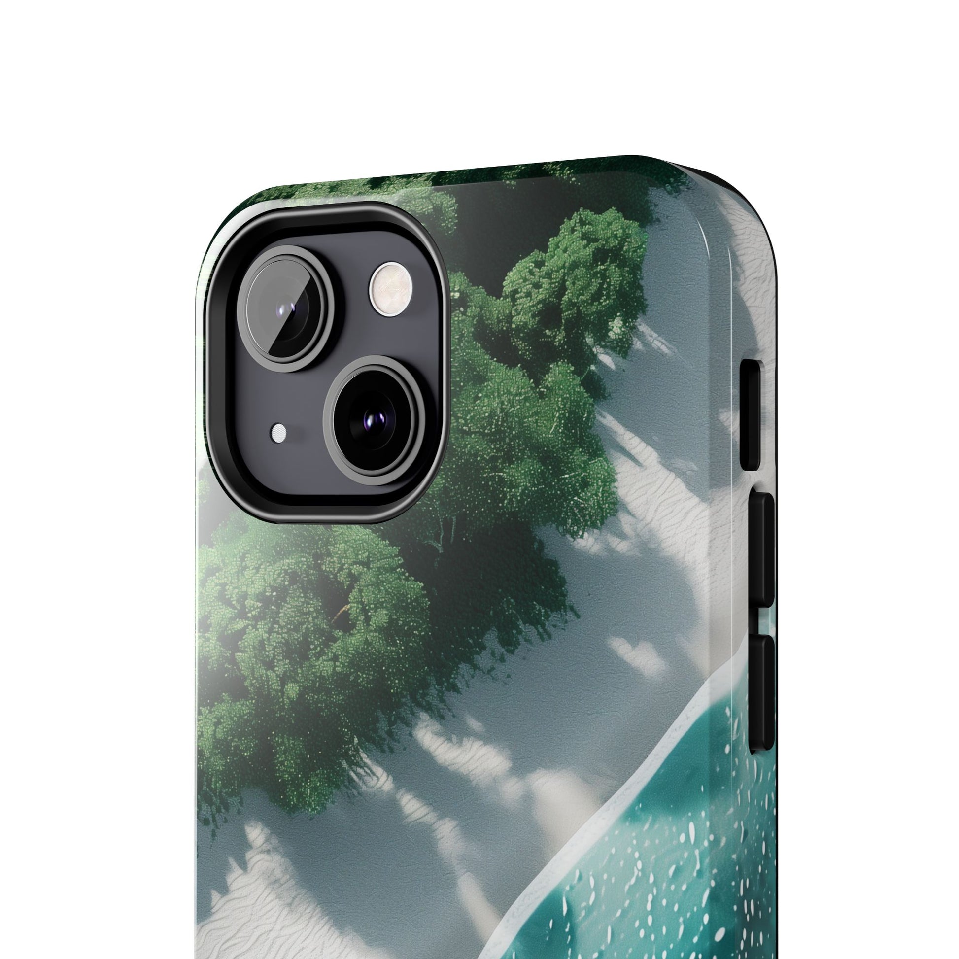 Beach Bliss: Durable iPhone Case with White Sands & Turquoise Waters