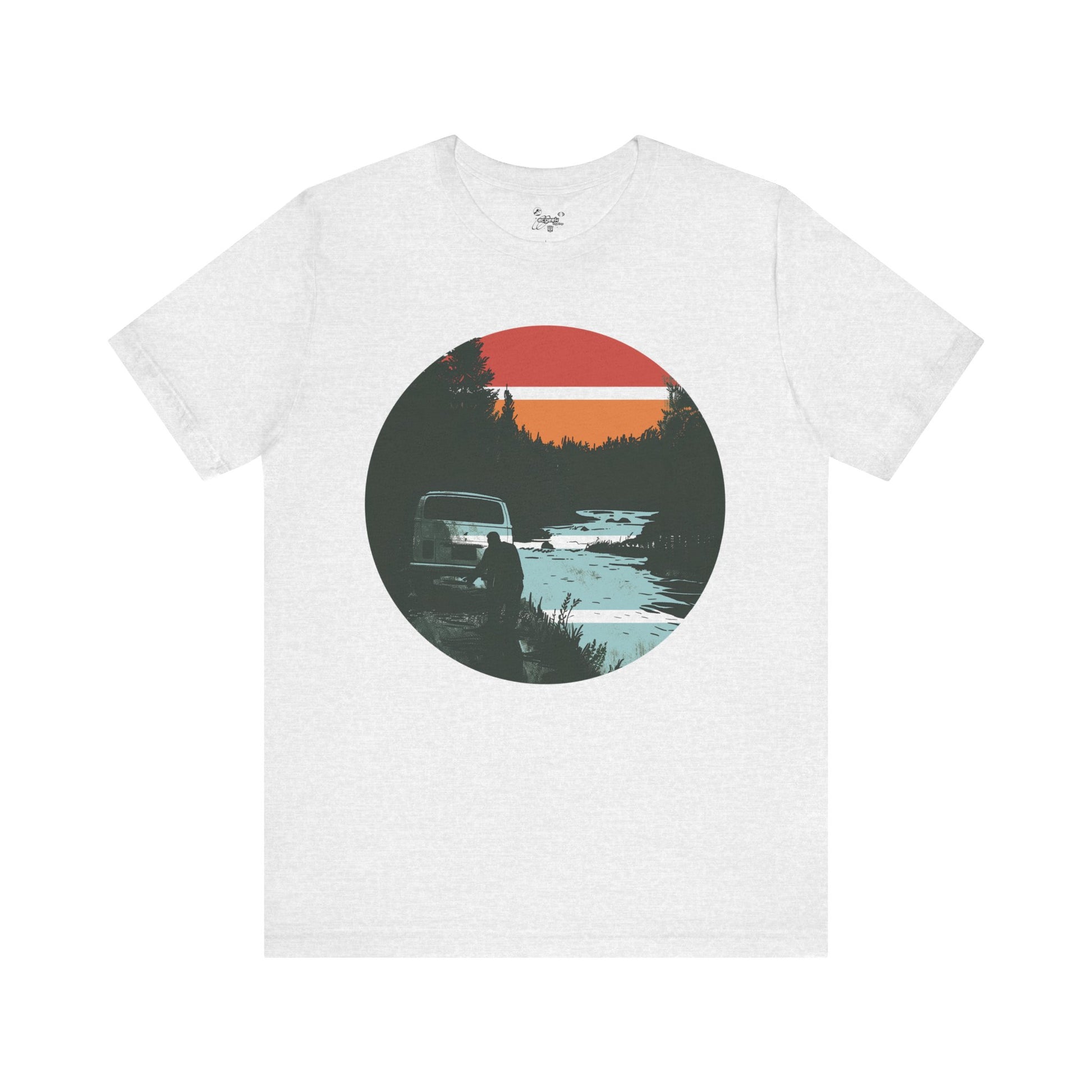 Van Down by the River Tshirt Van Life Camping Shirt Vintage Graphic Tee, Funny Tshirt, SNL Fan Mens Shirt Womens Shirt