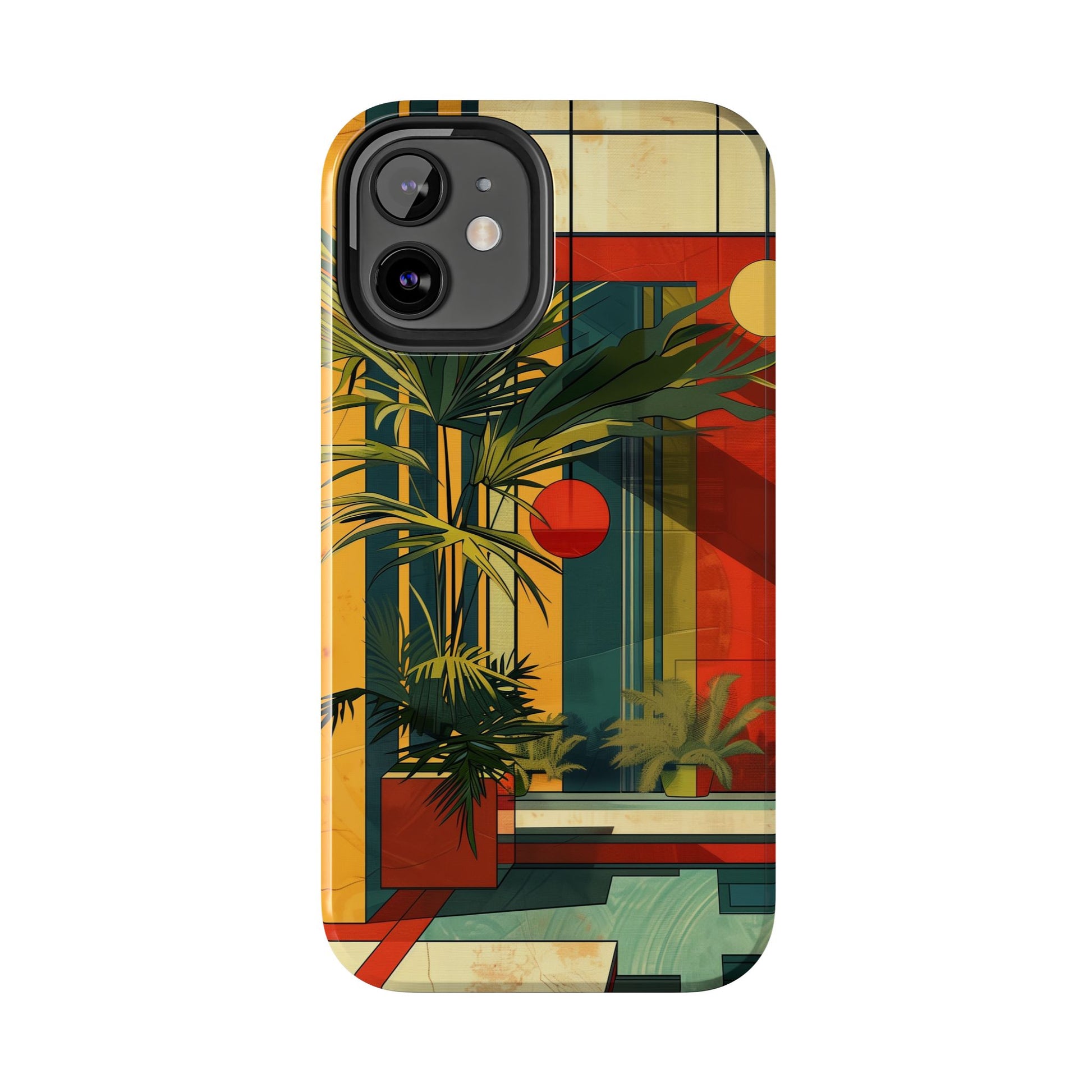 Frank Lloyd Wright Inspired Phone Case - Geometric Elegance and Architectural Beauty for iPhone Models
