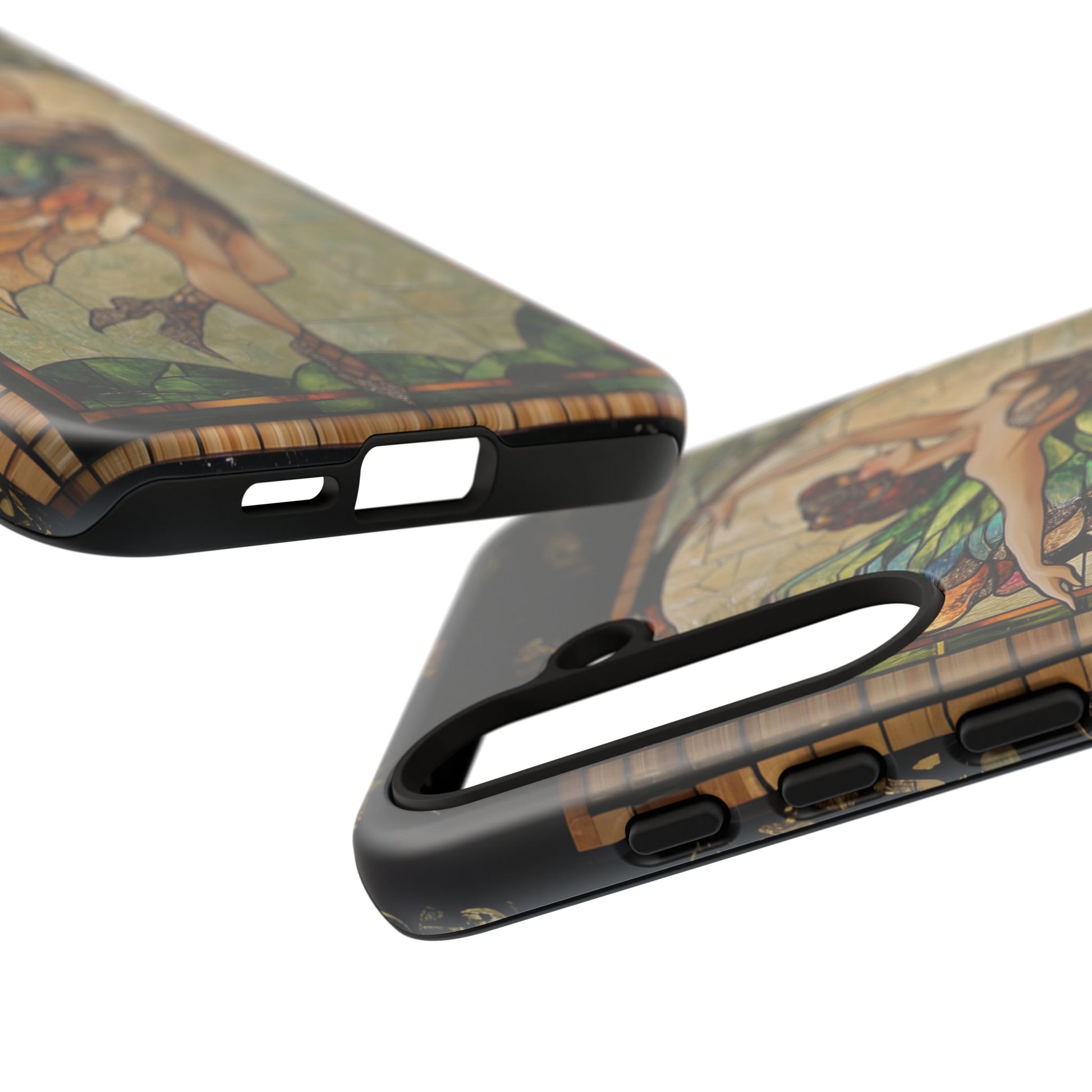 Fairy Phone Case Art Deco Woman Phone Case 1920s Art Nouveau Design in Stained Glass Alphonse Mucha Style Gatsby Style Poster
