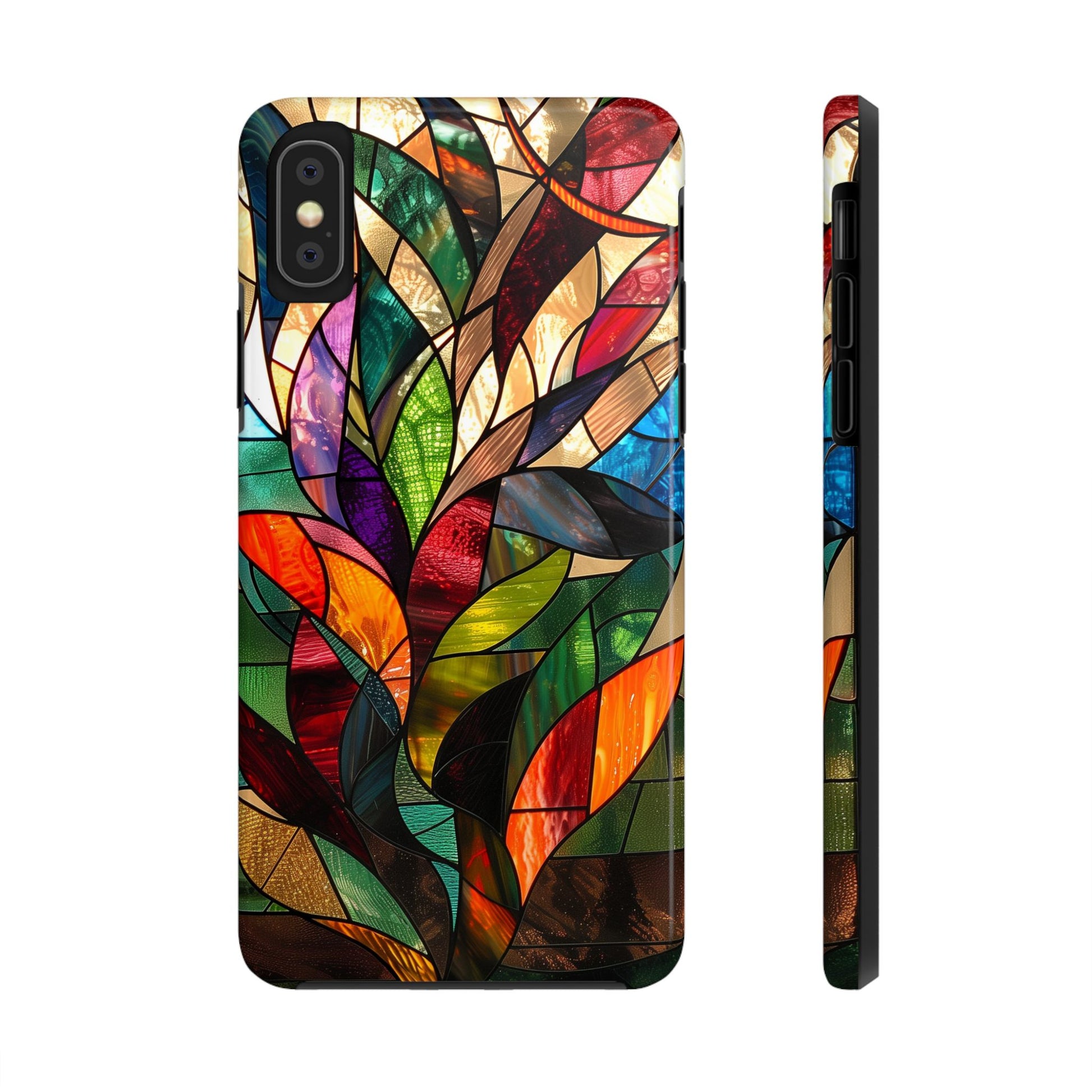 Frank Lloyd Wright Inspired Stained Glass Phone Case, Artistic iPhone Case, Architectural Design, Art Deco iphone Case, iphone 15 pro max