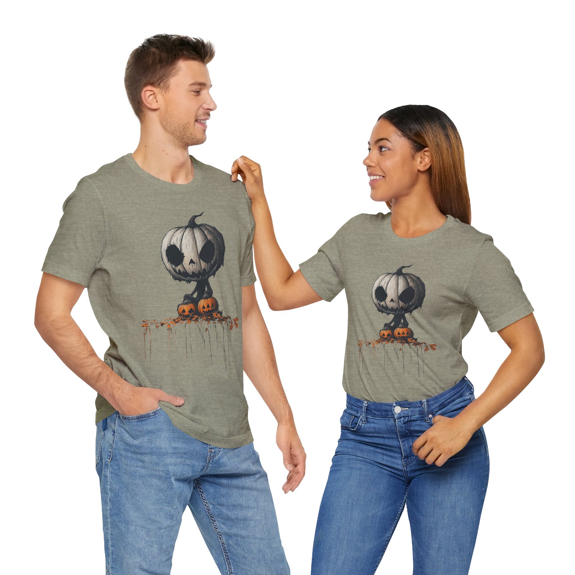 Halloween Spirit Graphic Tee Chillin' with the Pumpkin King