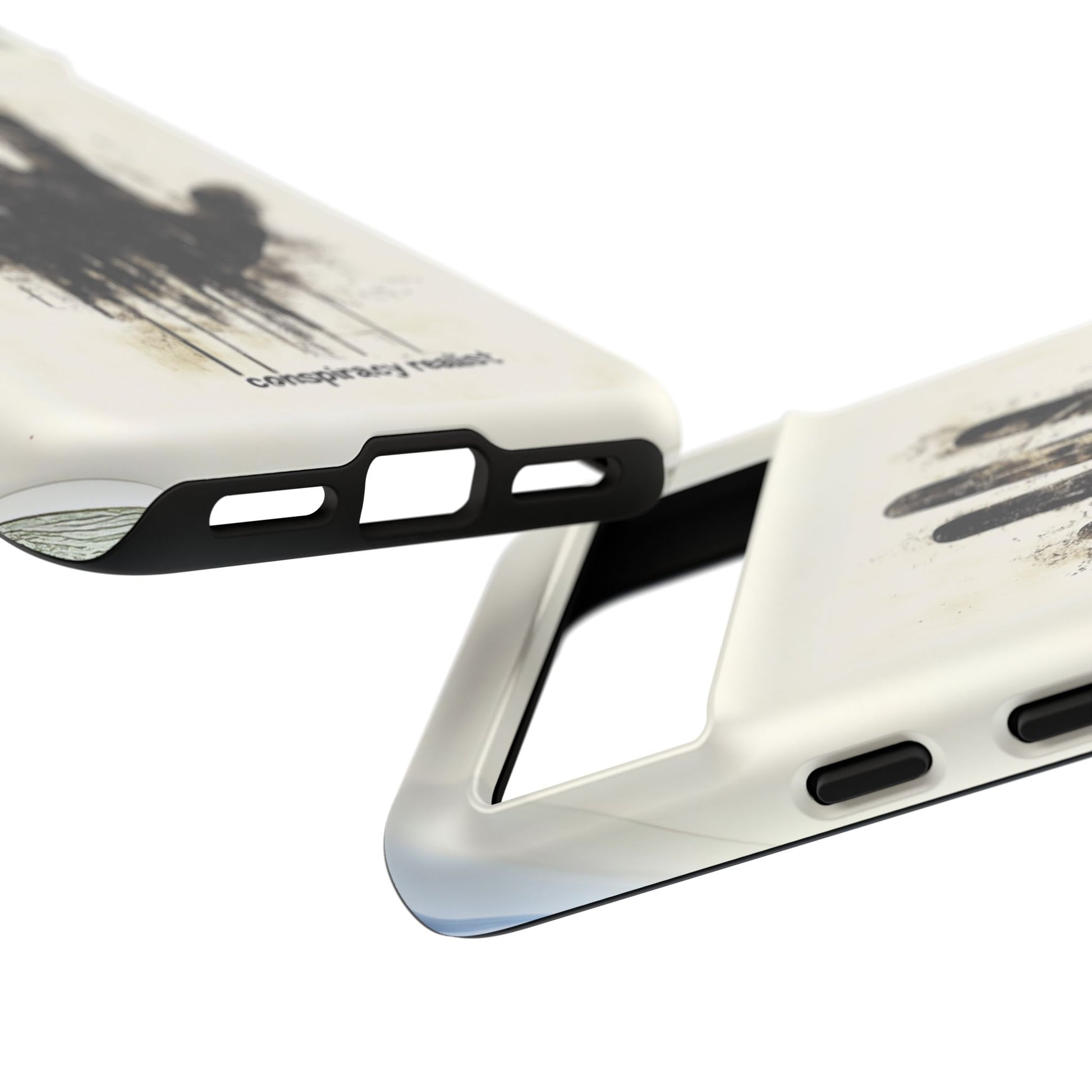 Conspiracy Realist Paranormal Mystery Design X-Files Inspired Ghostly Hand Conspiracy Theory Creepy iPhone 13 14 15 16 Pro Max Galaxy Pixel